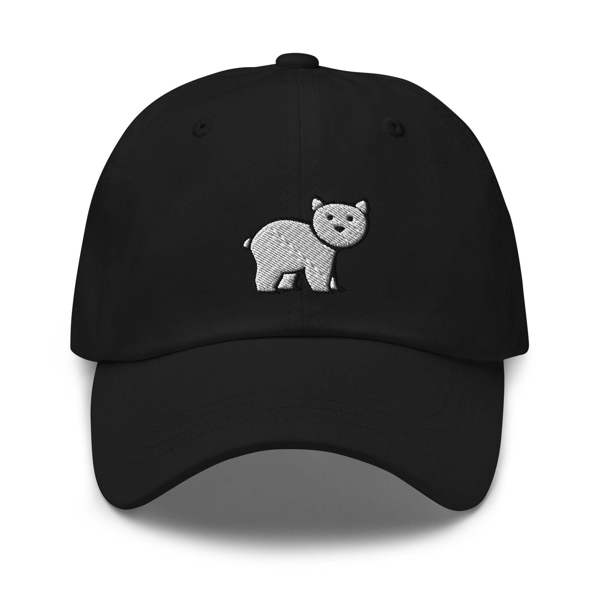 Polar Bear Embroidered Dad Hat