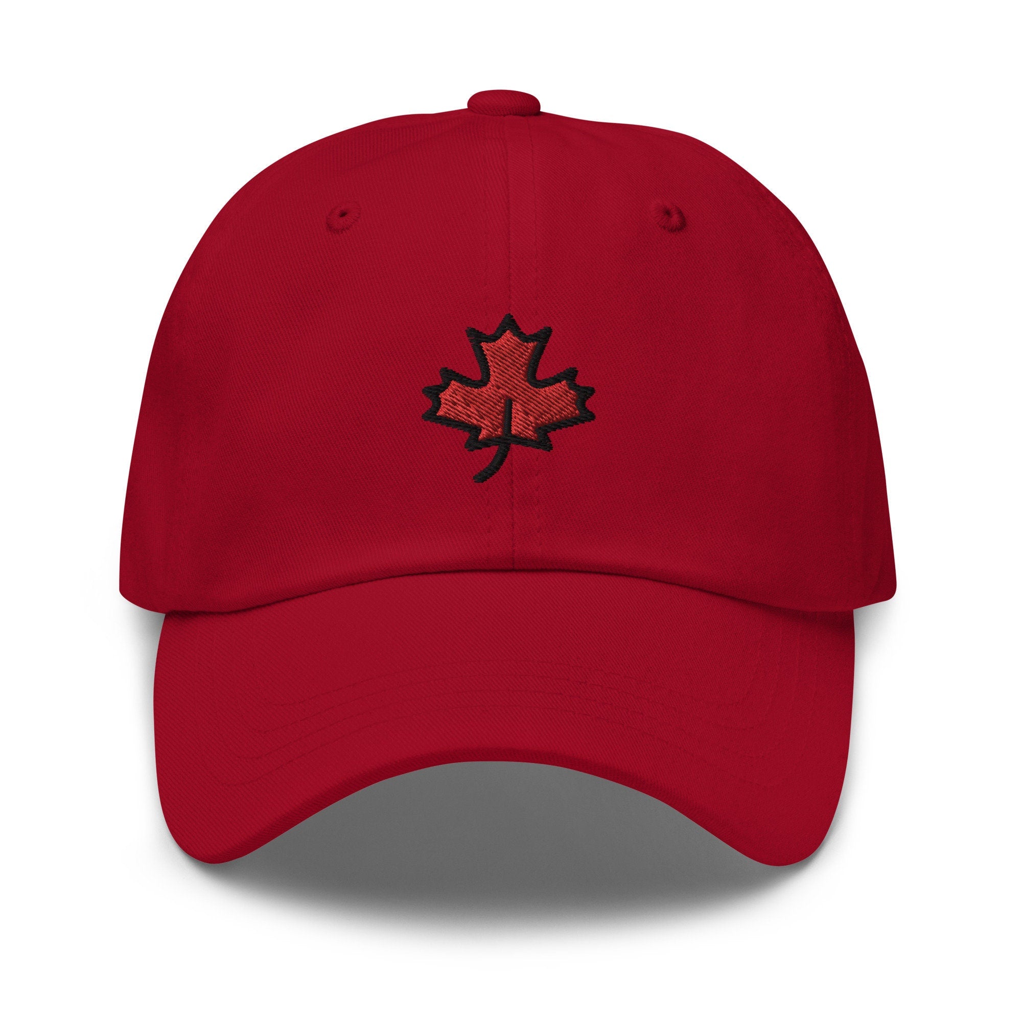 Canada Leaf Embroidered Dad Hat