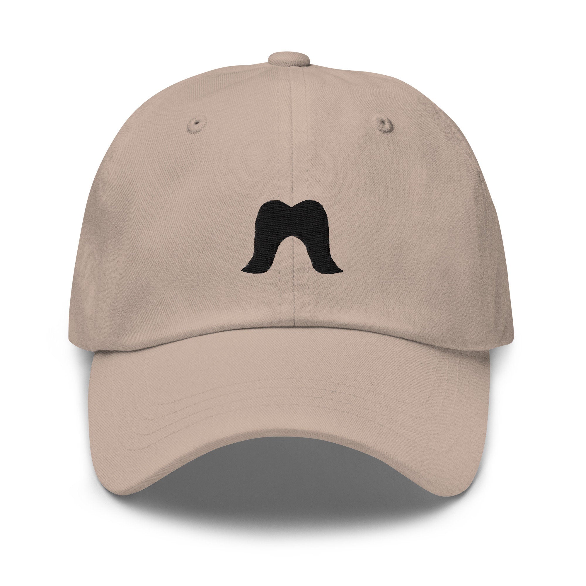 Mustache Embroidered Dad Hat