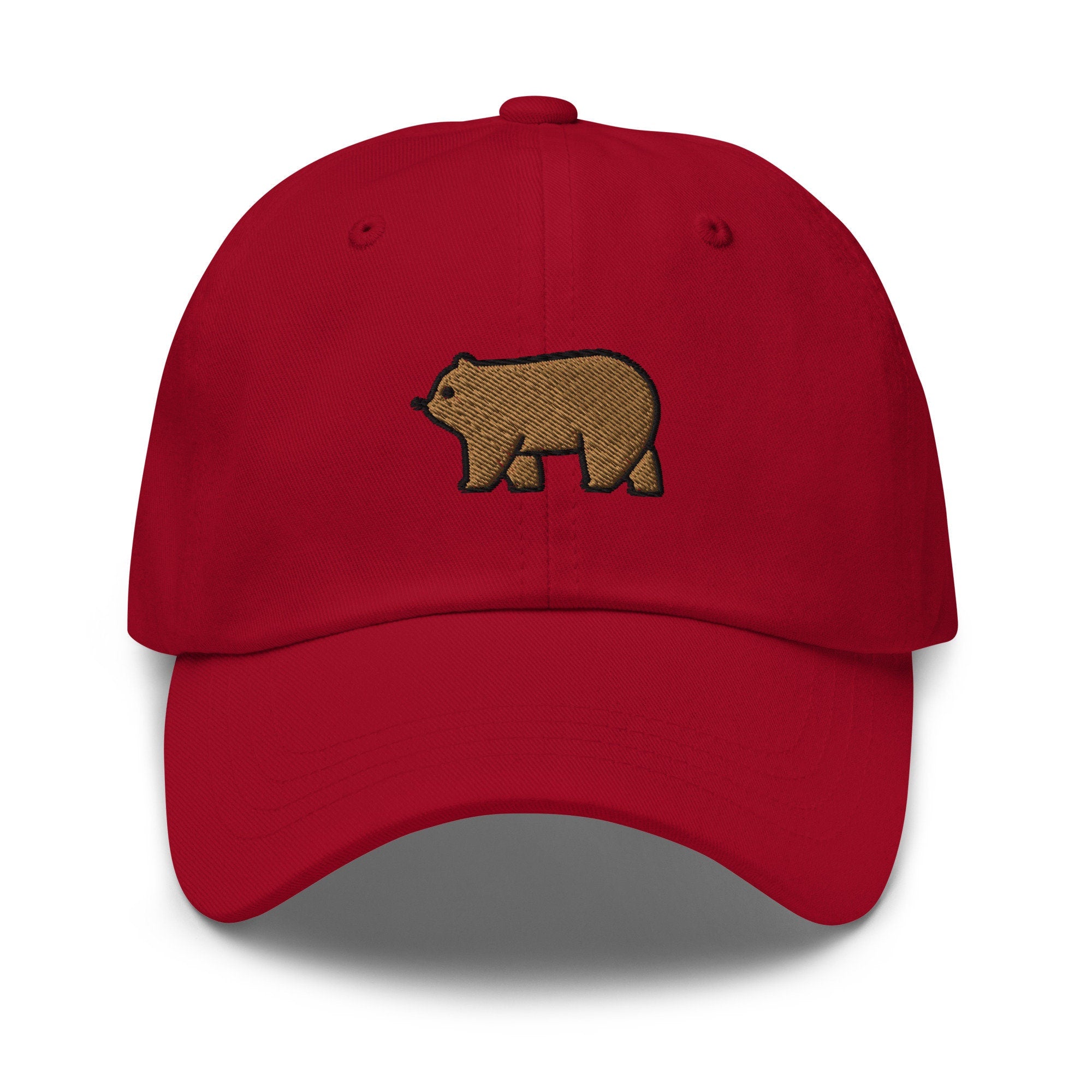 Bear Embroidered Dad Hat