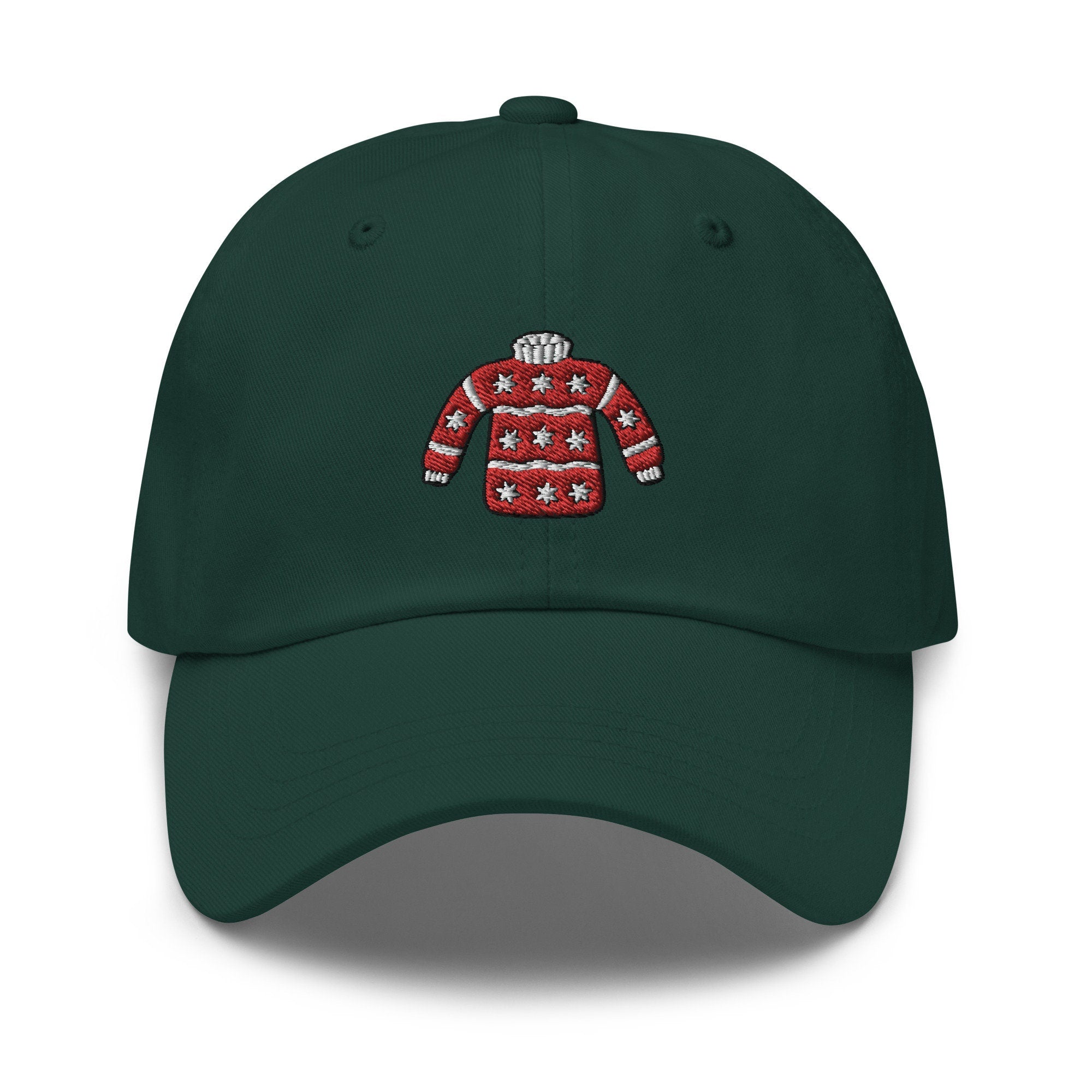 Holiday Sweater Embroidered Dad Hat
