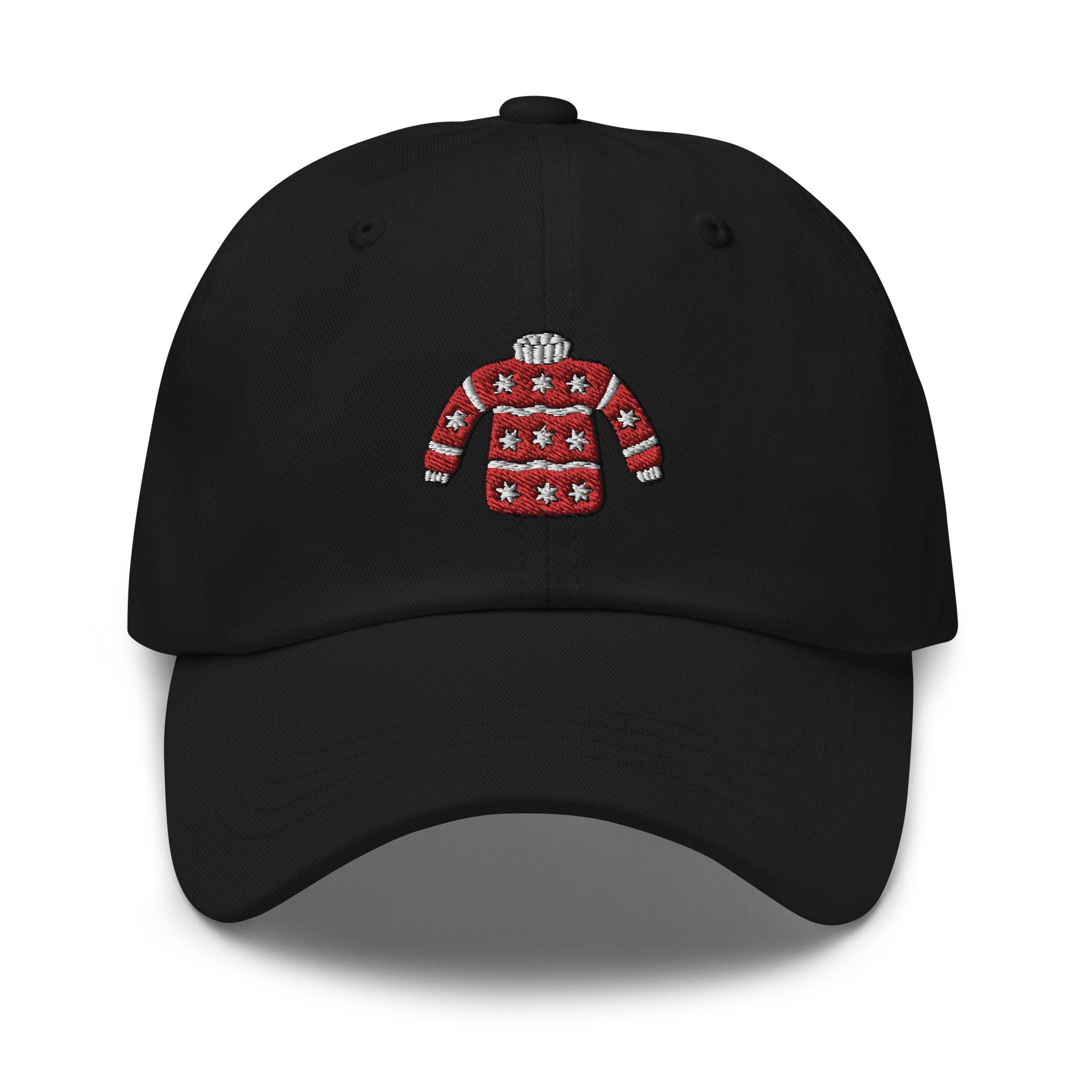 Holiday Sweater Embroidered Dad Hat