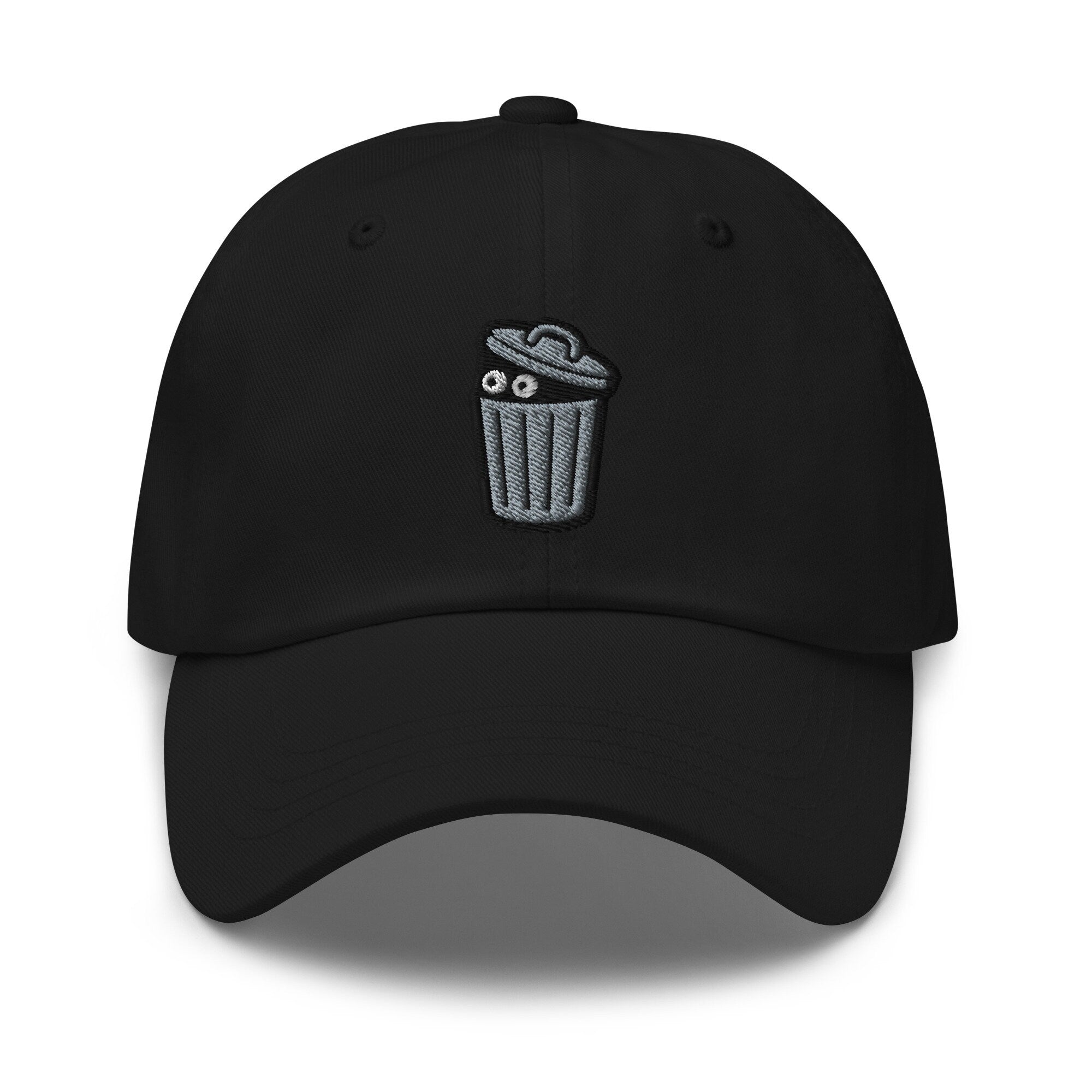 Trash Can Monster Embroidered Dad Hat