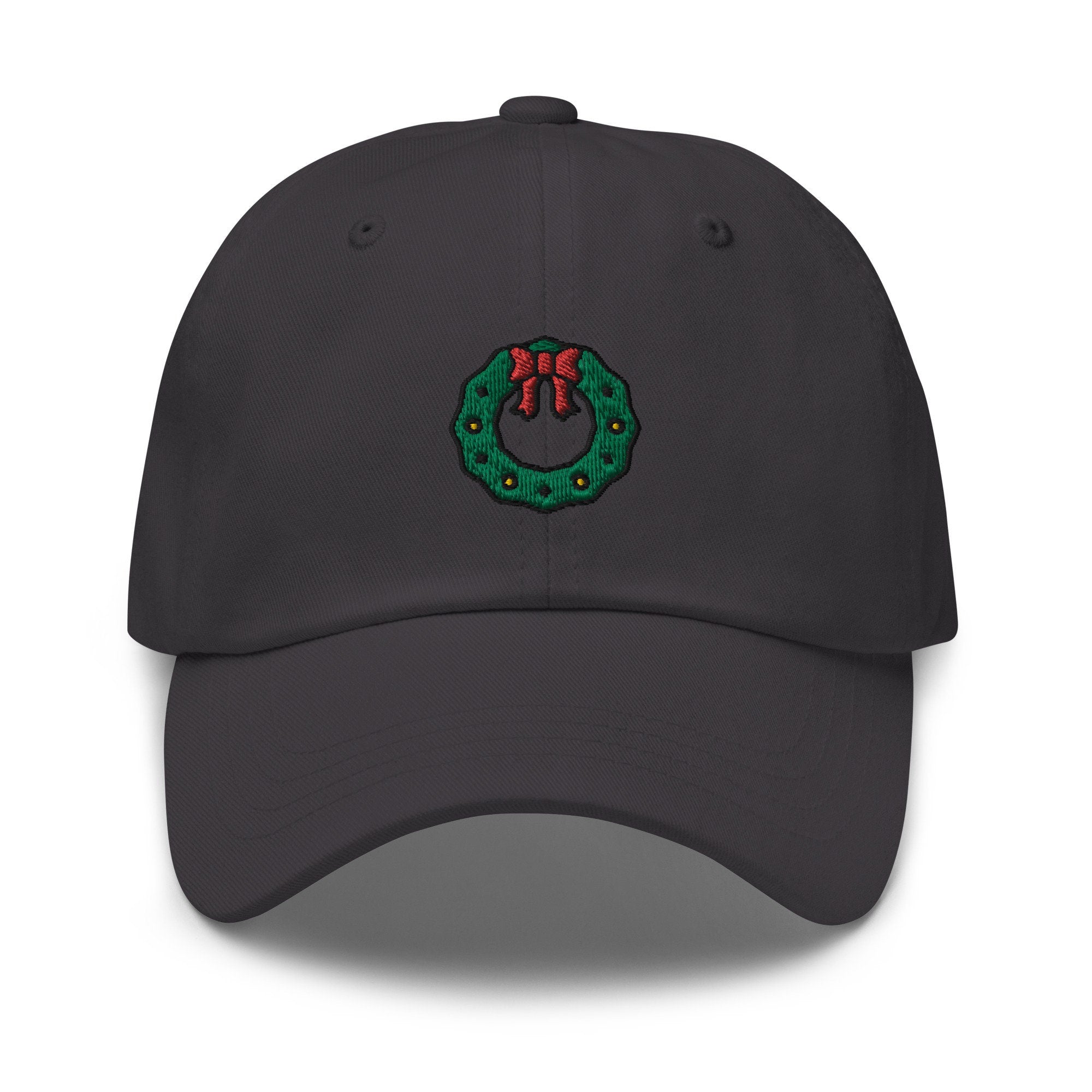 Wreath Embroidered Dad Hat