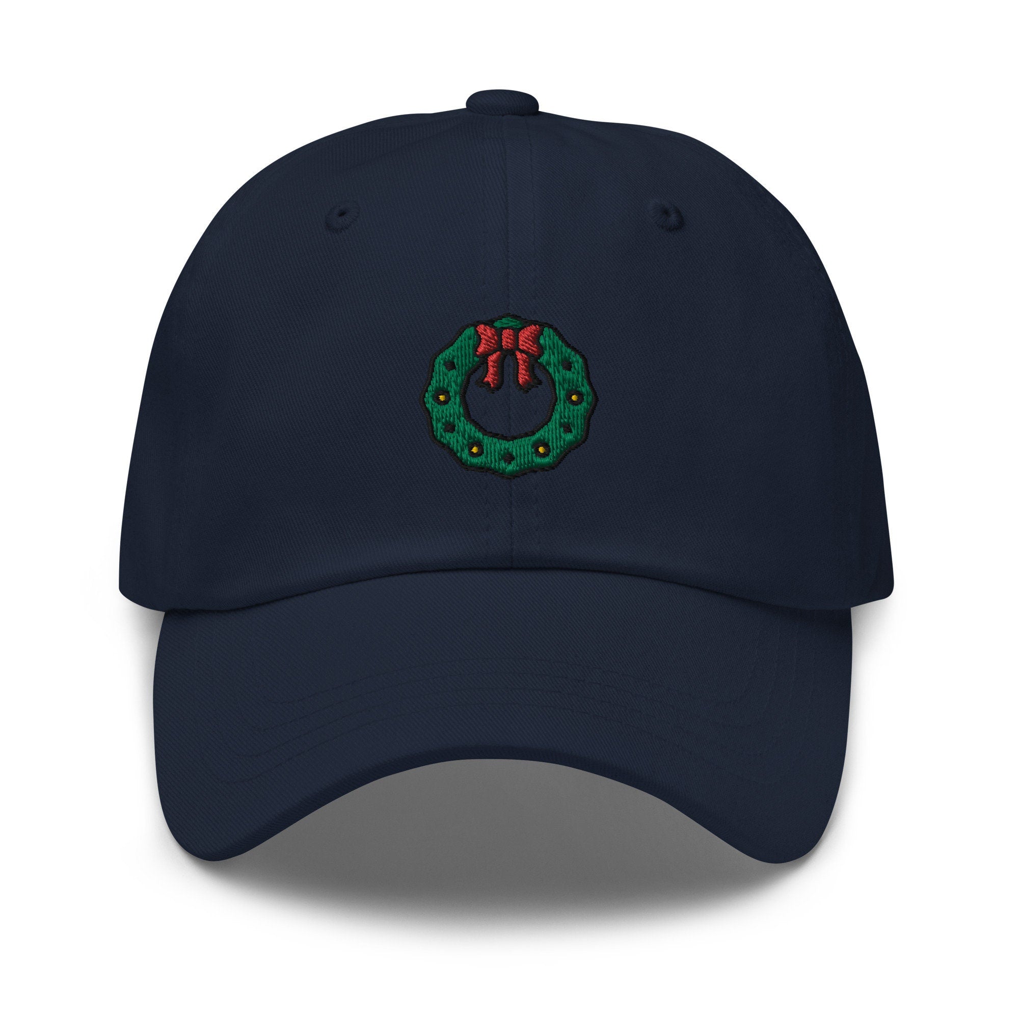Wreath Embroidered Dad Hat