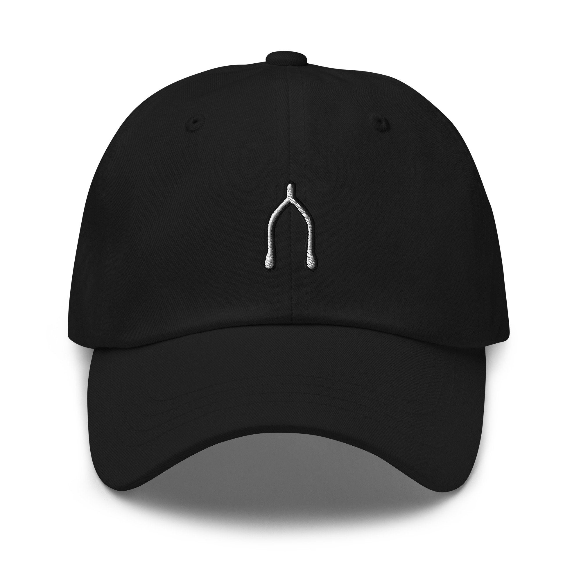 Wishbone Embroidered Dad Hat