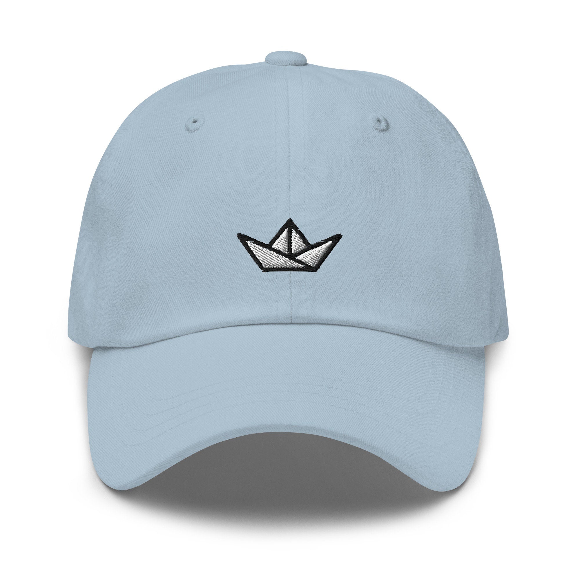 Paper Boat Embroidered Dad Hat