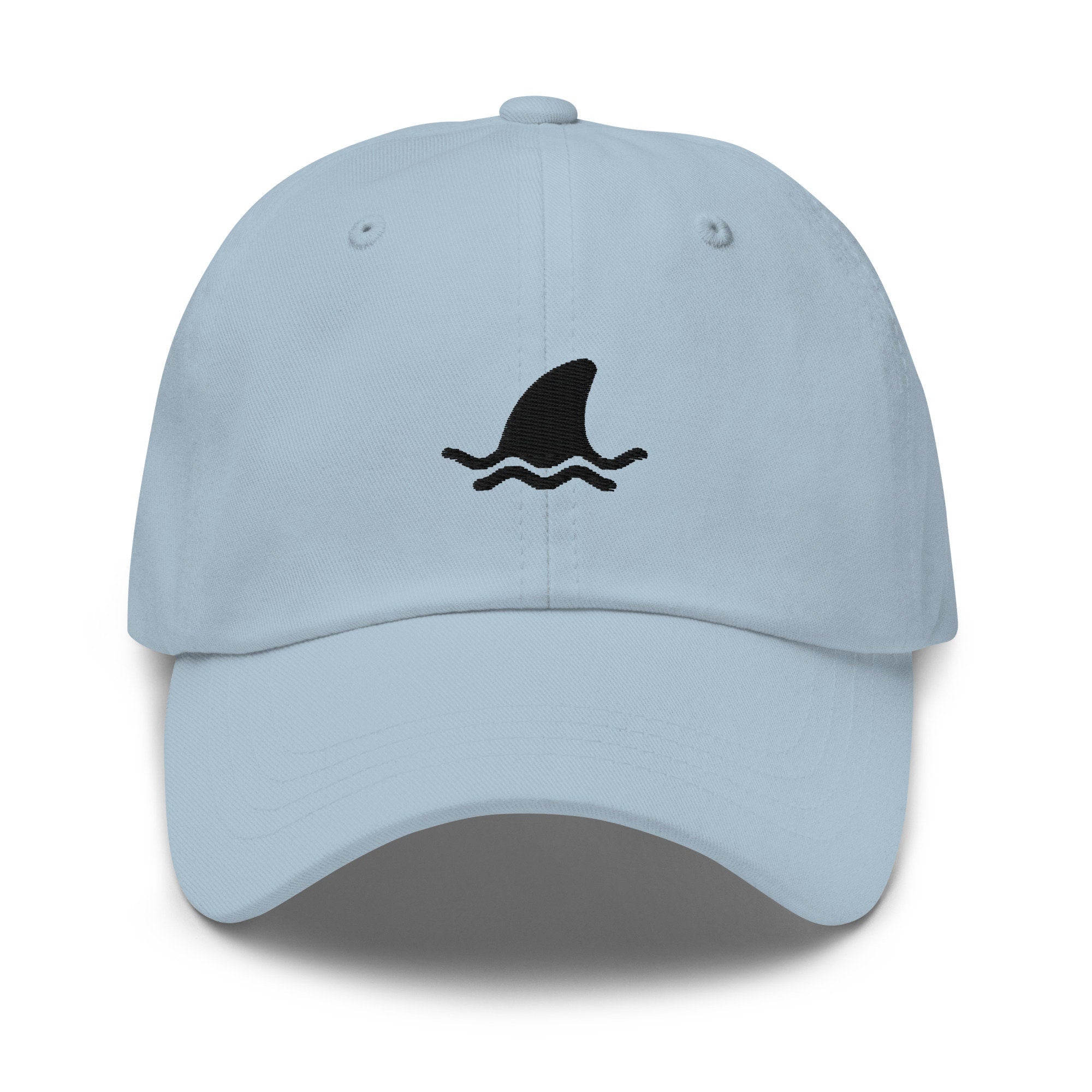 Shark Fin Embroidered Dad Hat