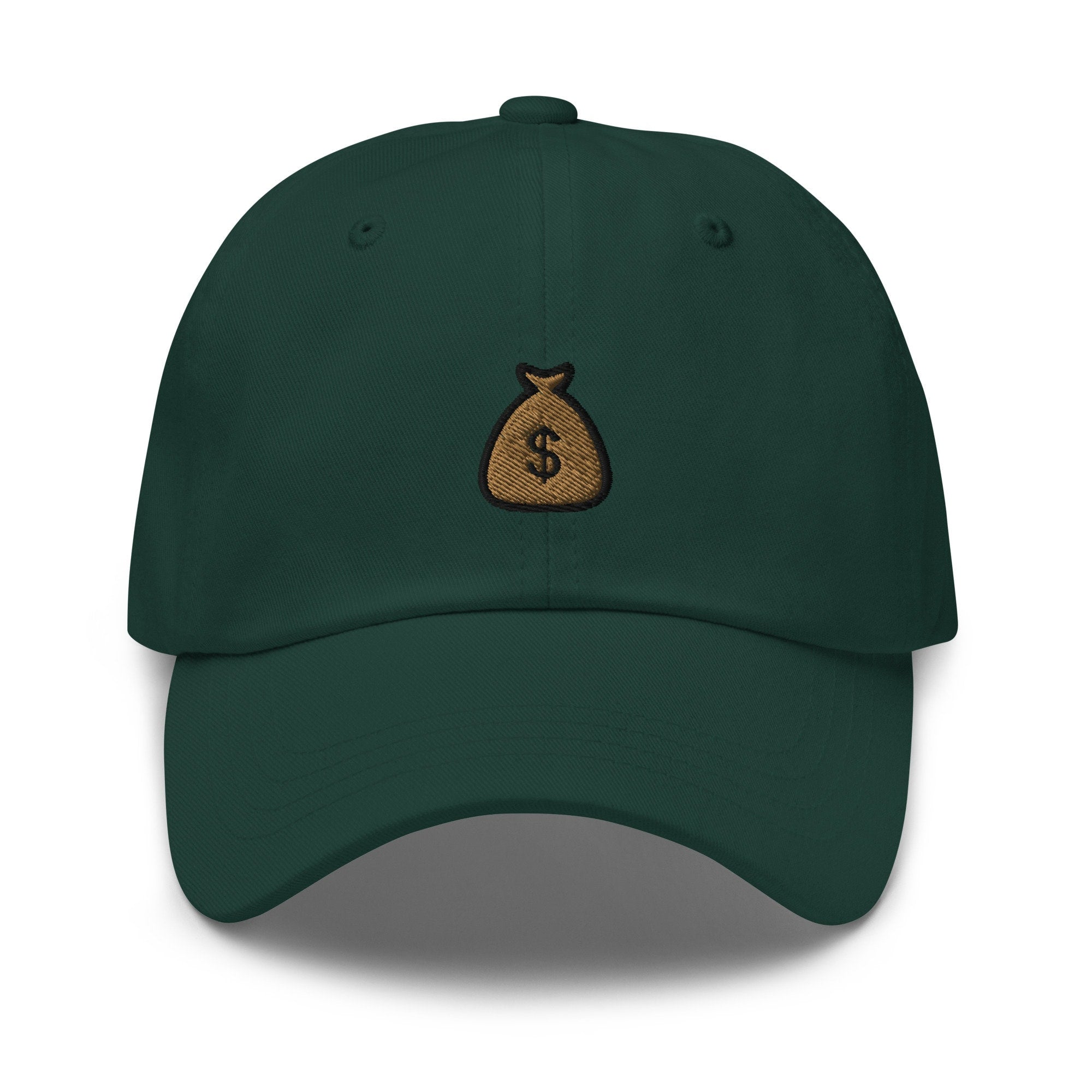 Cash Bag Embroidered Dad Hat