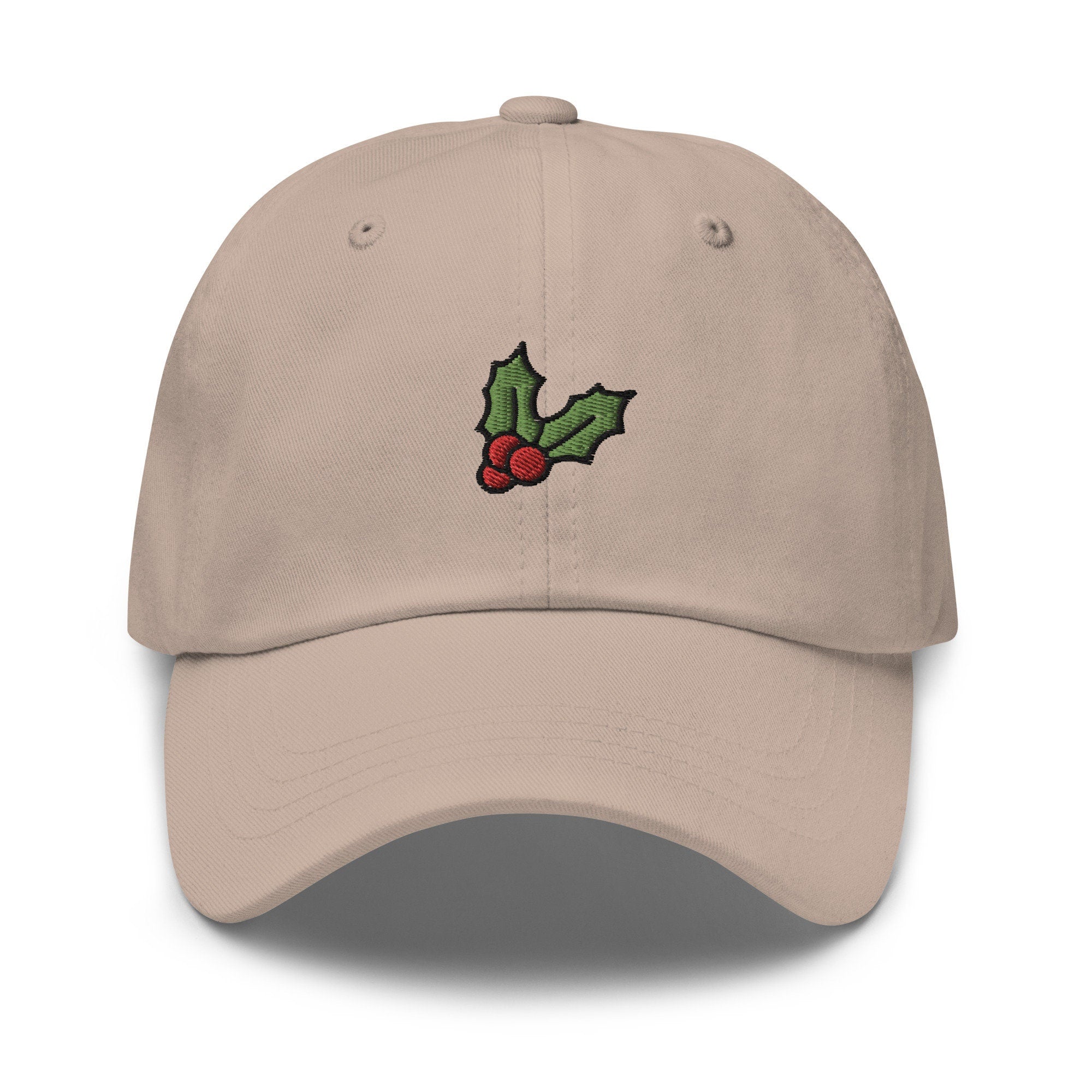 Mistletoe Embroidered Dad Hat