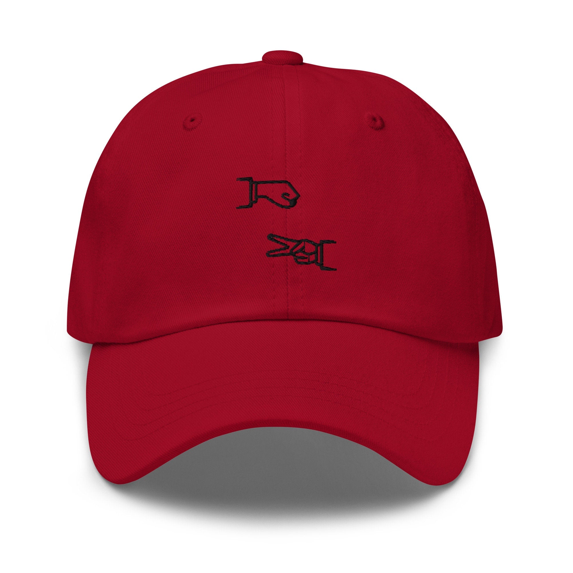 Rock Paper Scissors Embroidered Dad Hat