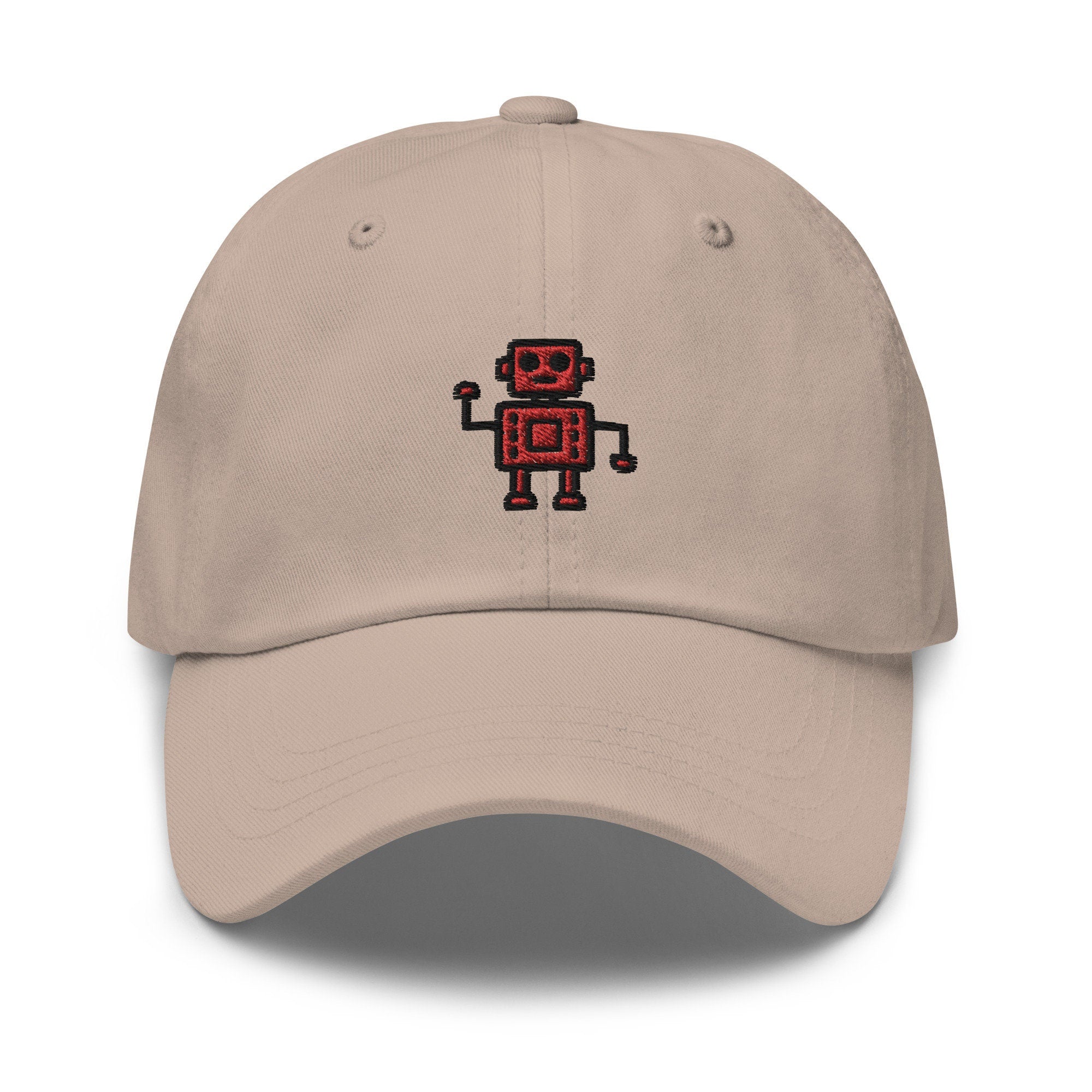 Robot Embroidered Dad Hat