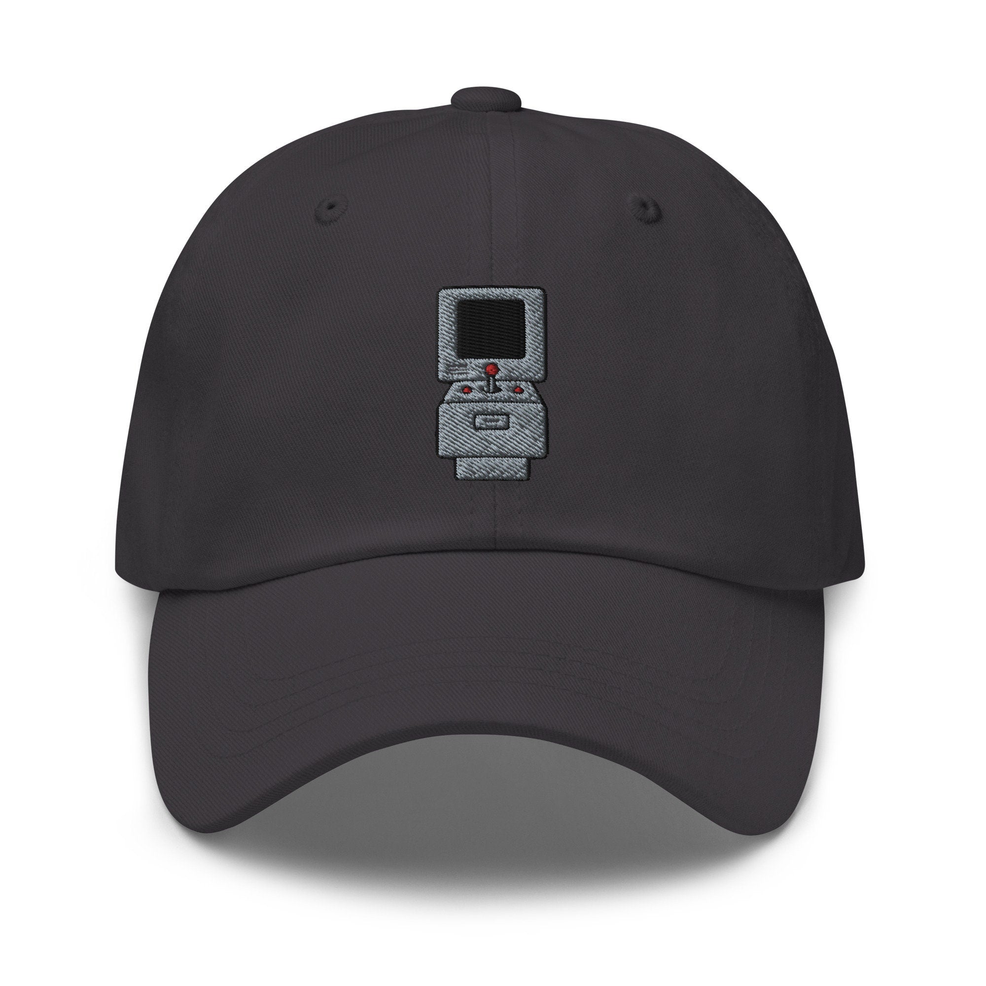 Retro Game Machine Embroidered Dad Hat