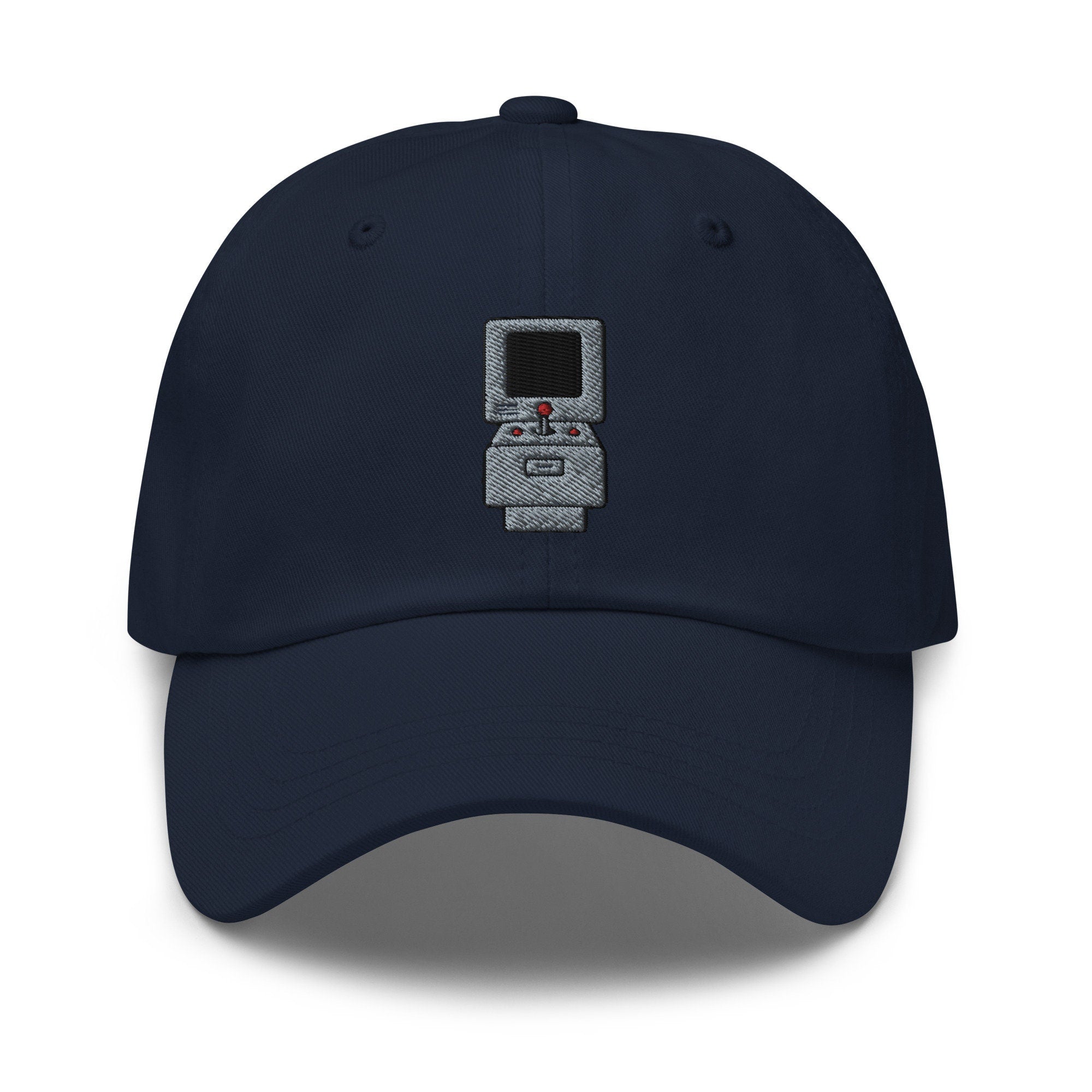 Retro Game Machine Embroidered Dad Hat