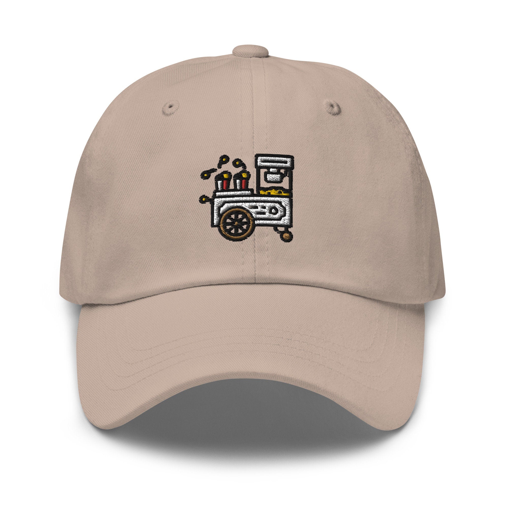 Popcorn Cart Embroidered Dad Hat