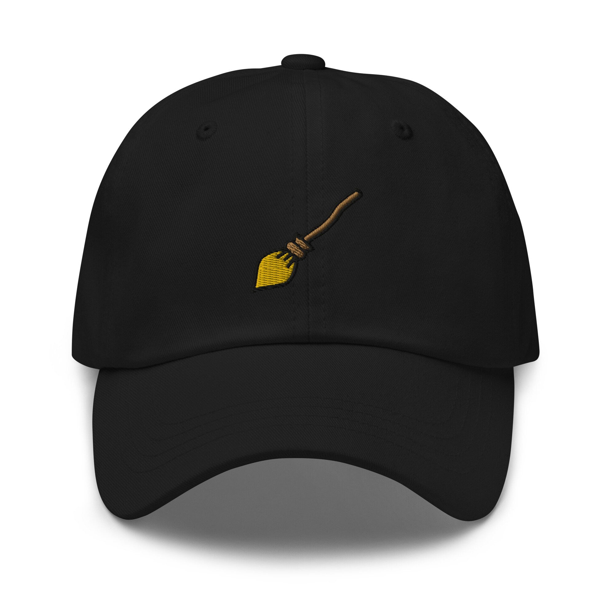 Witch Broom Embroidered Dad Hat