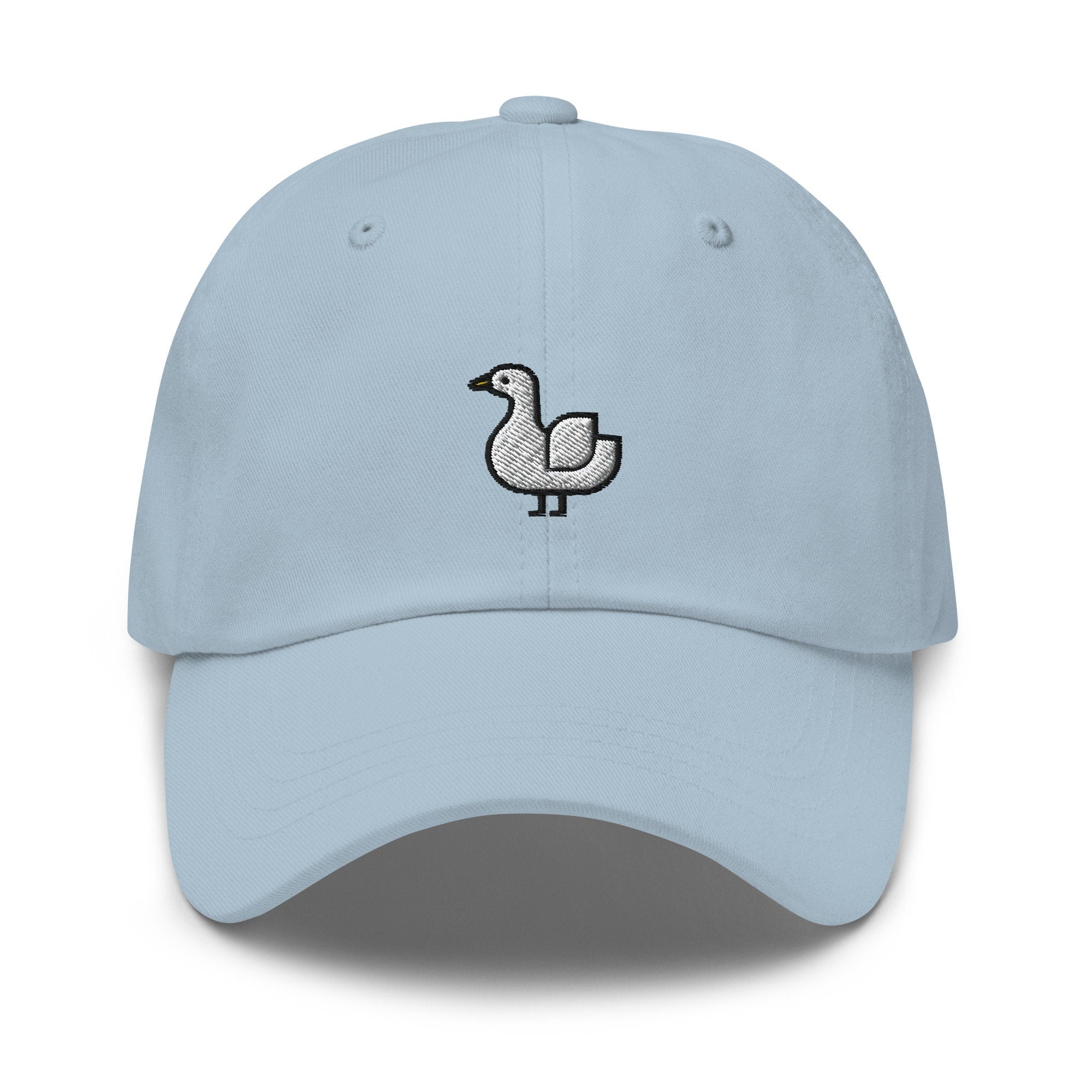 White Duck Embroidered Dad Hat