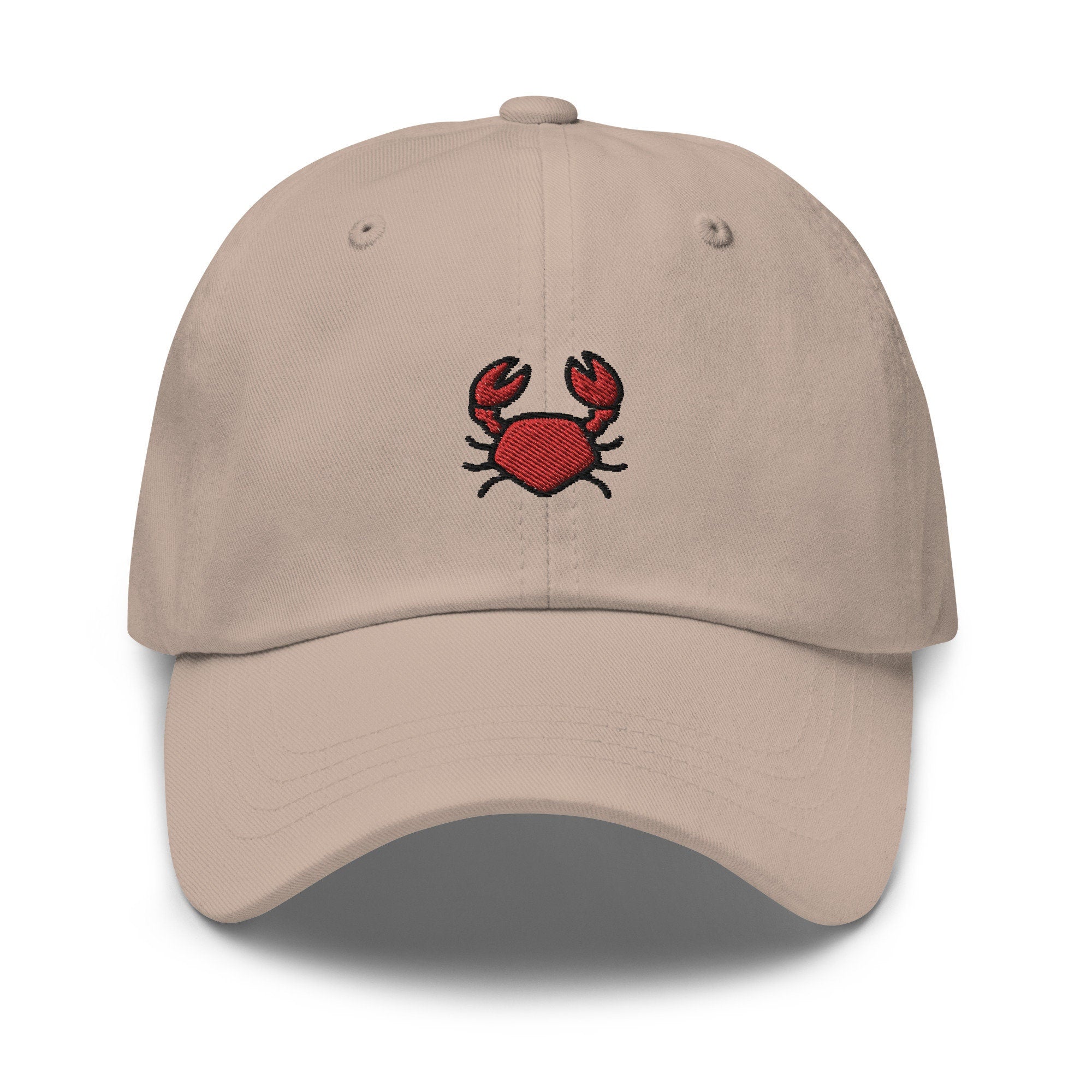 Crab Embroidered Dad Hat