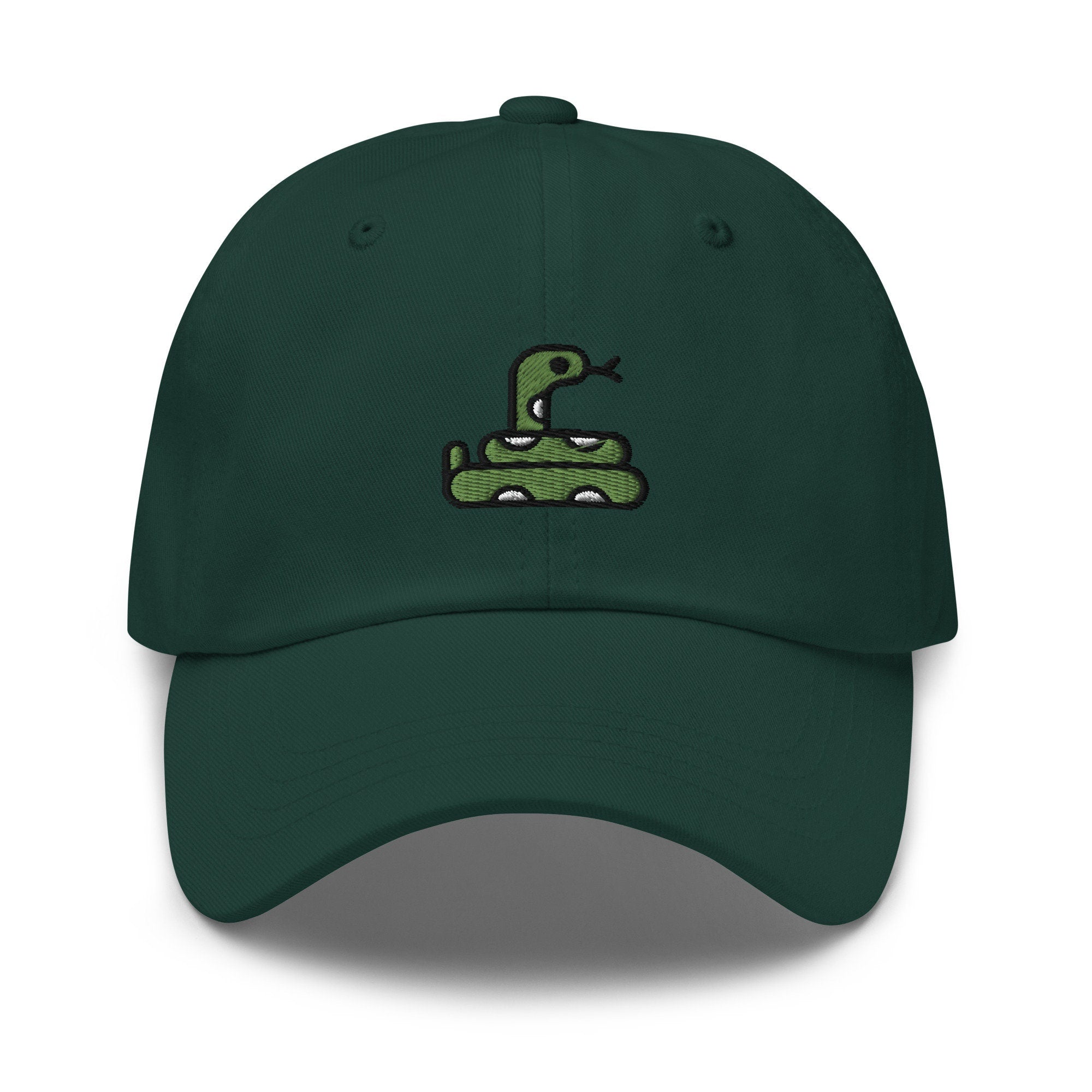 Snake Embroidered Dad Hat