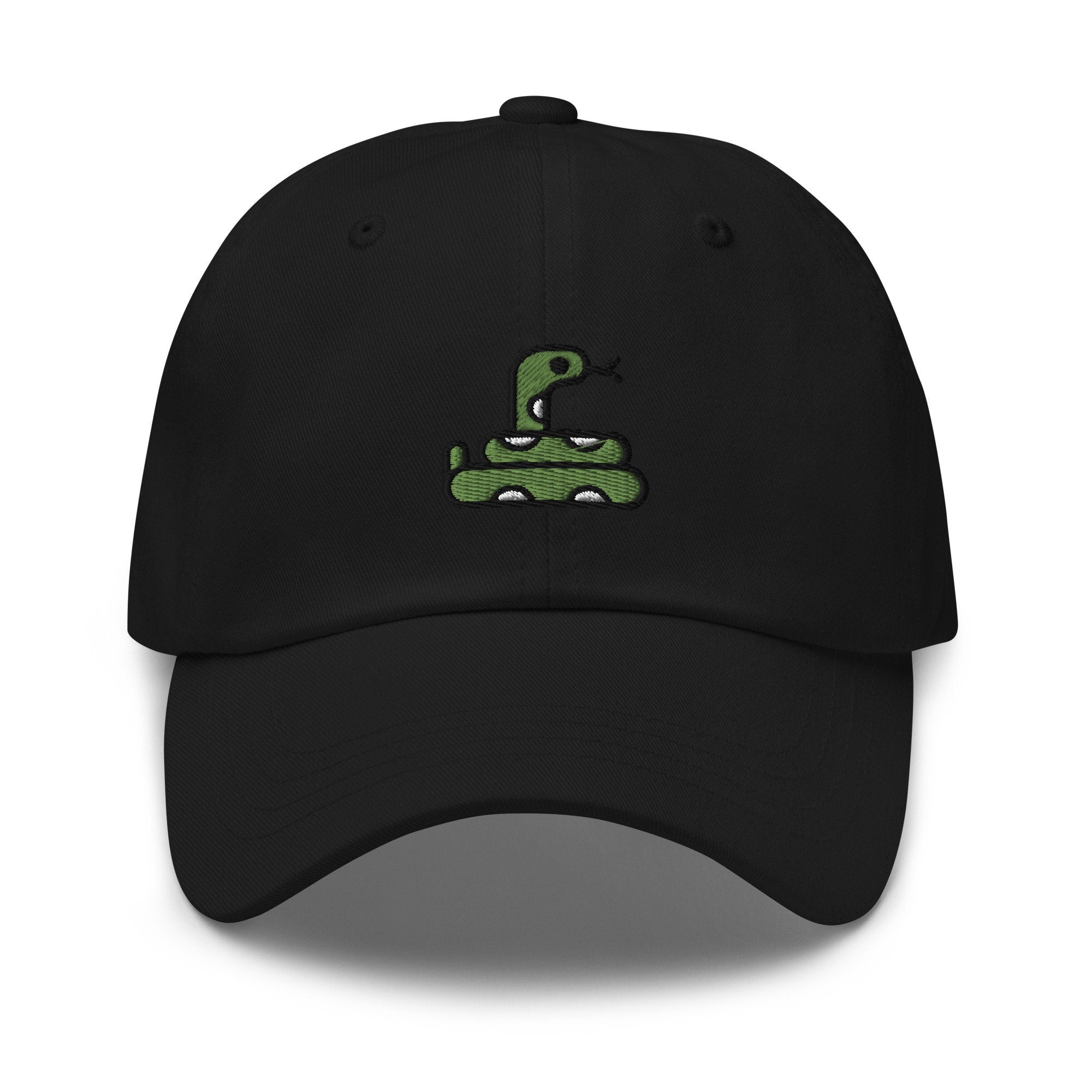 Snake Embroidered Dad Hat