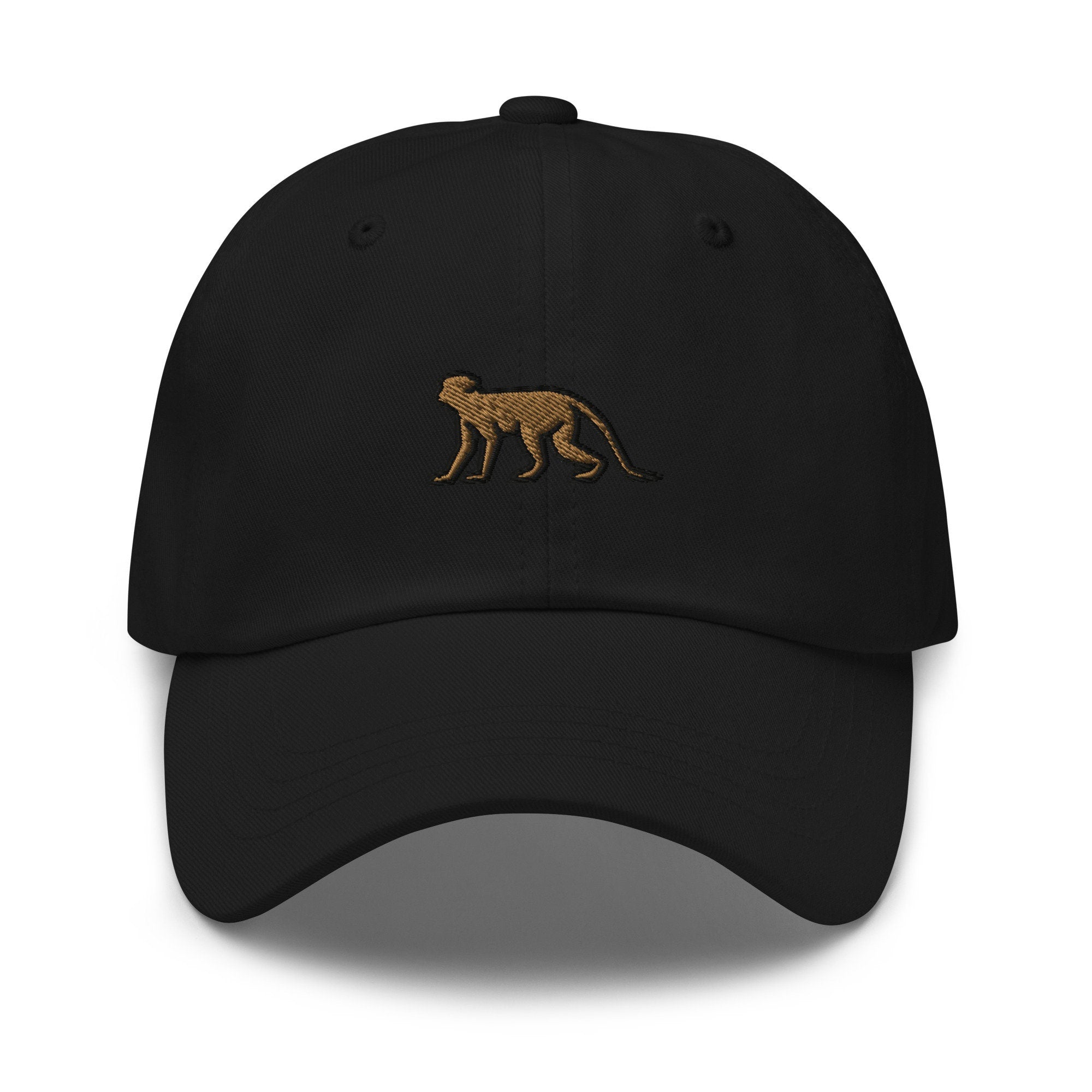 Monkey Embroidered Dad Hat