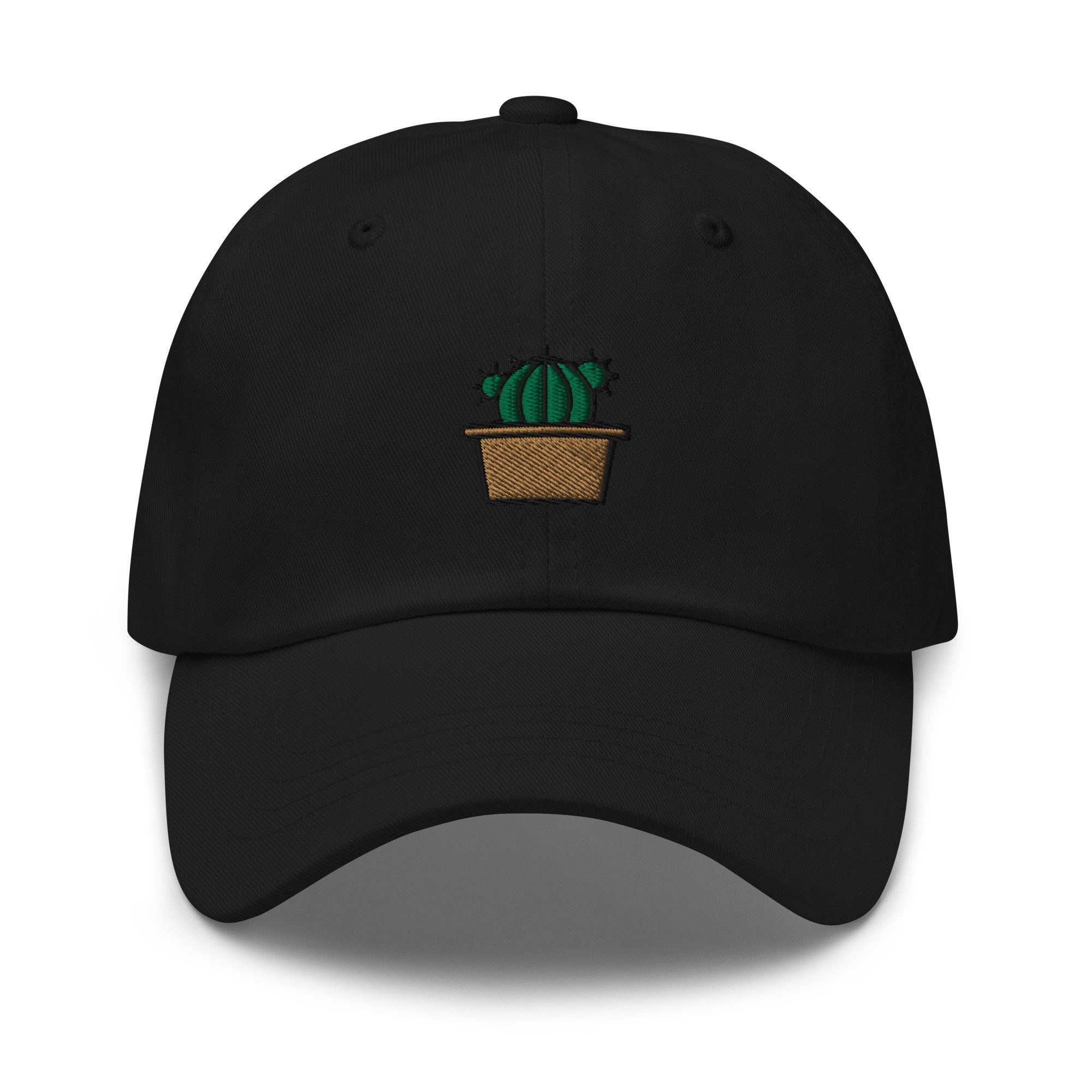 Potted Cactus Embroidered Dad Hat