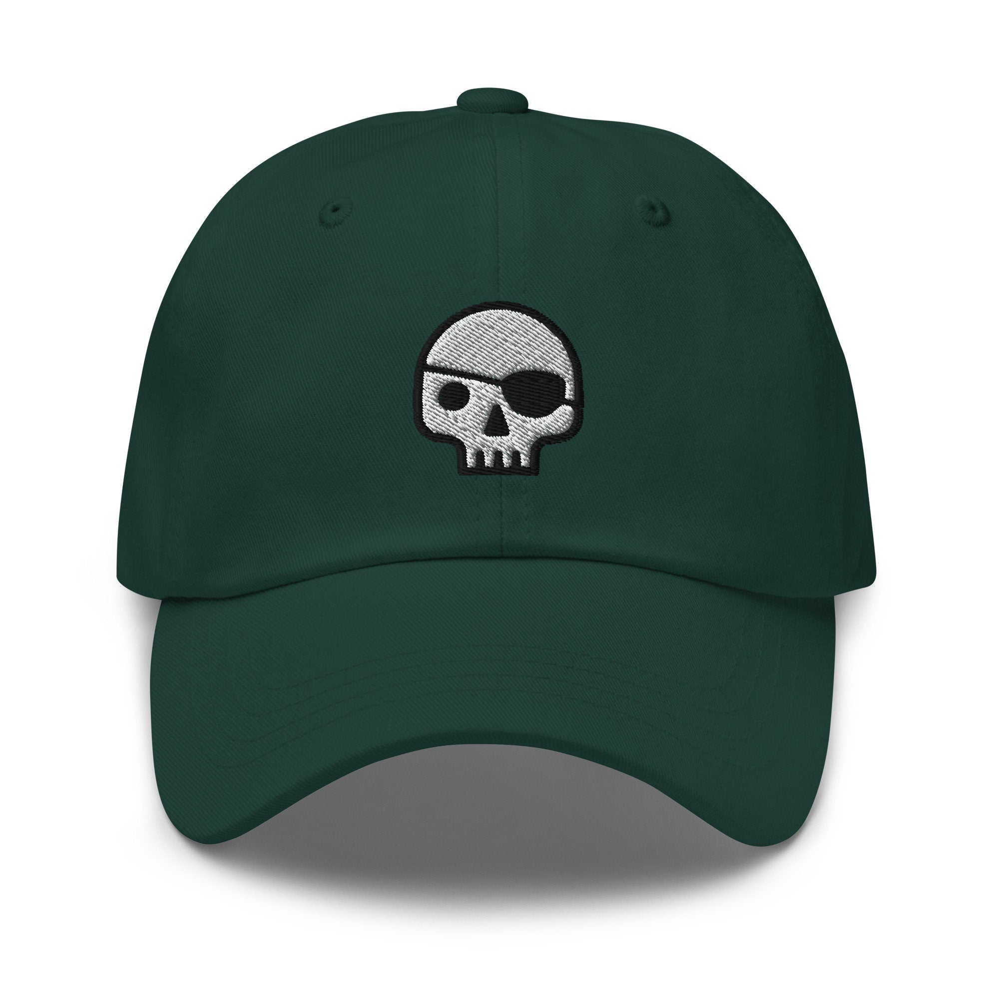 Pirate Skull Embroidered Dad Hat