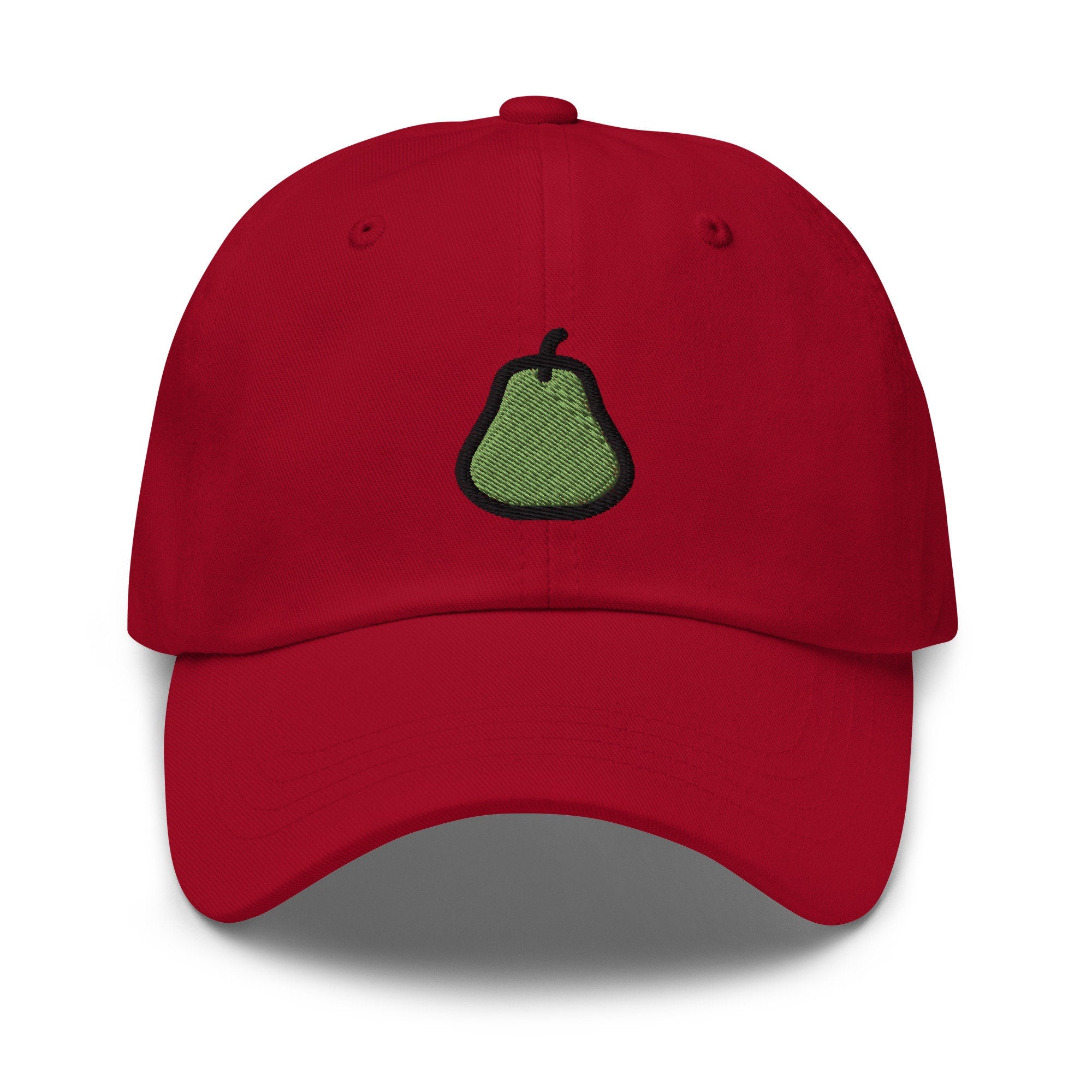 Pear Embroidered Dad Hat