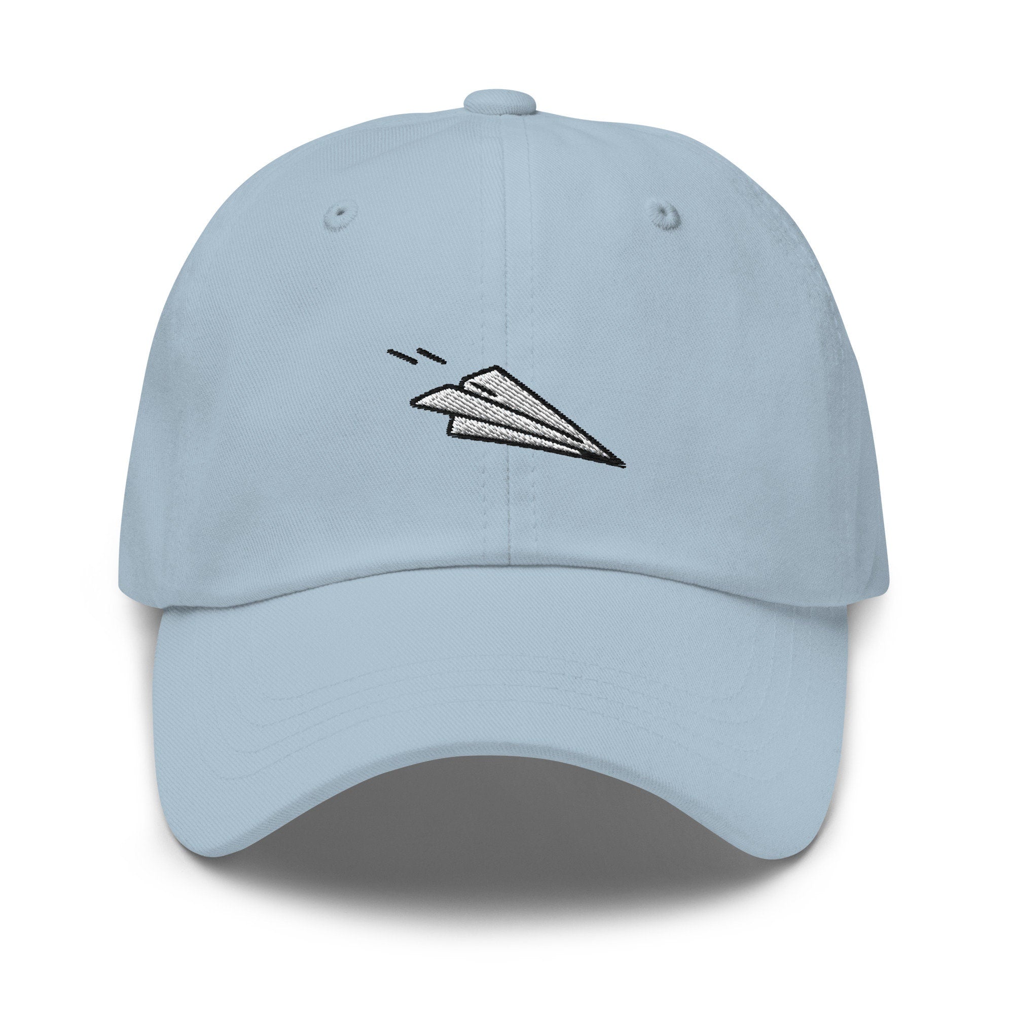 Paper Airplane Embroidered Dad Hat