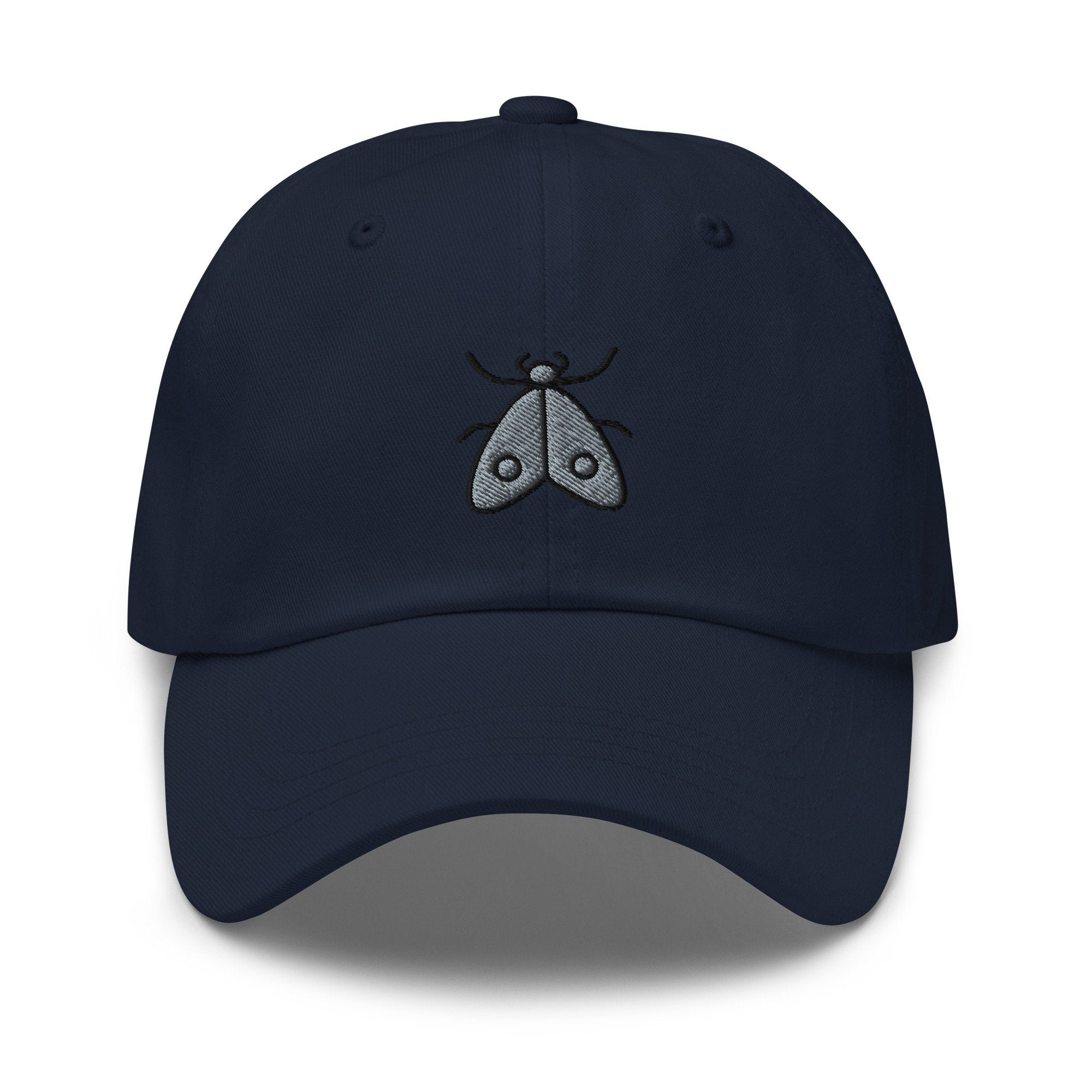 Moth Embroidered Dad Hat