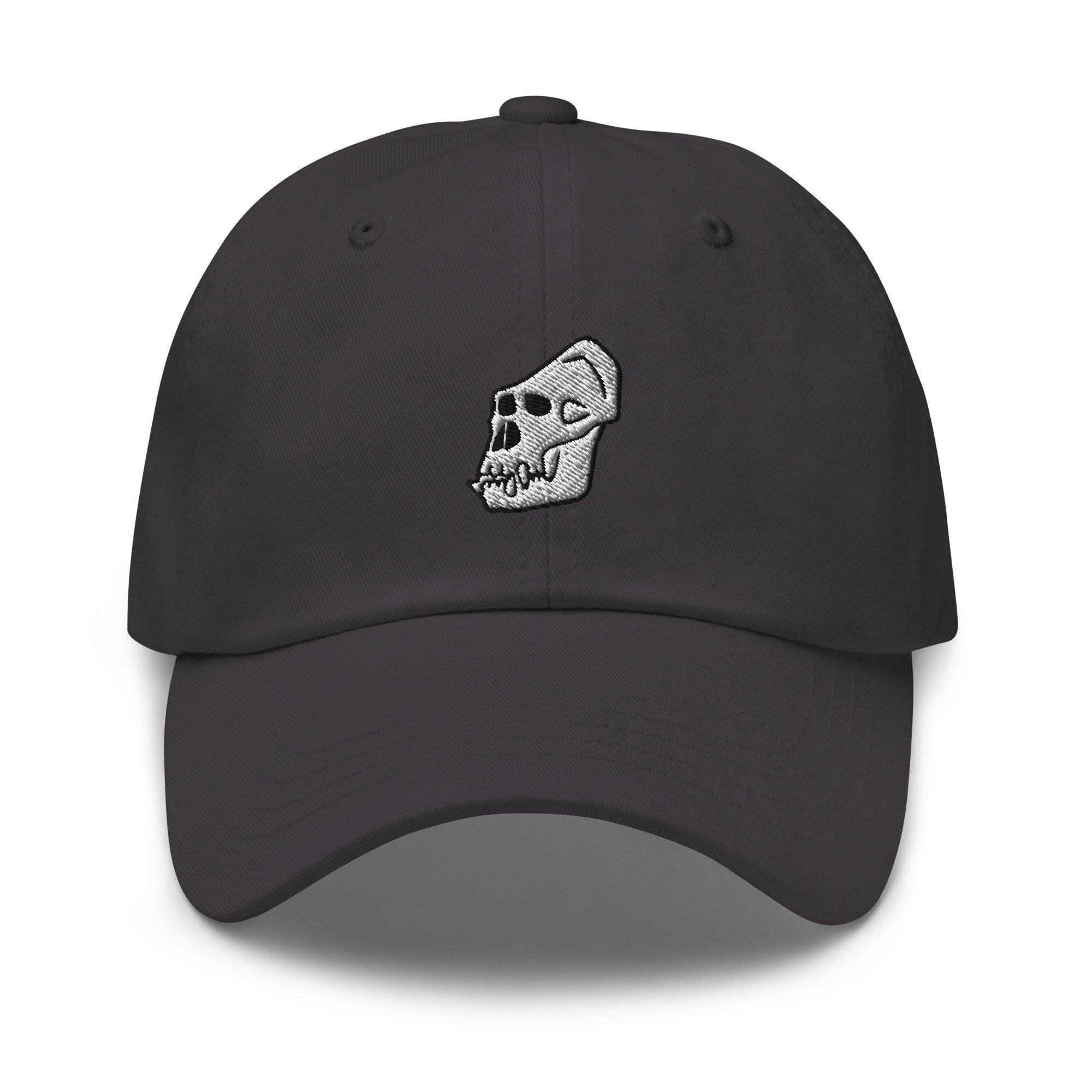 Gorilla Skull Embroidered Dad Hat