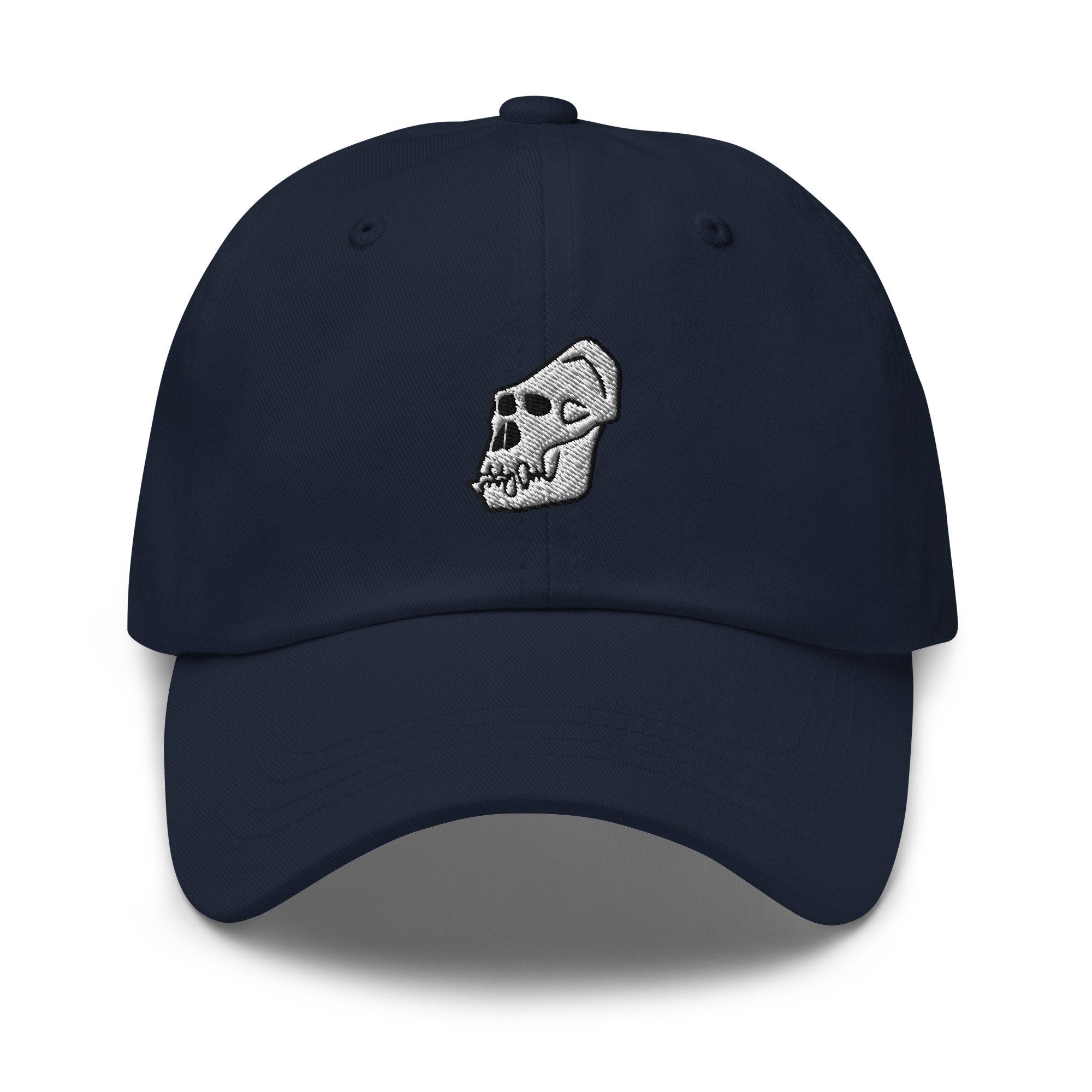 Gorilla Skull Embroidered Dad Hat