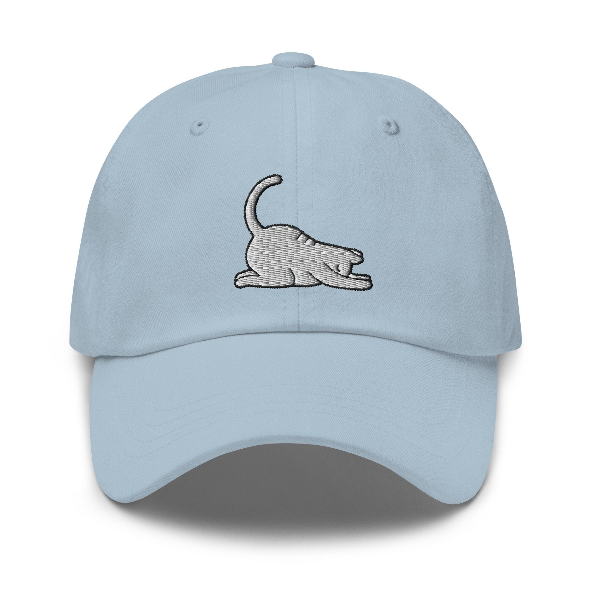 Yoga Cat Embroidered Dad Hat