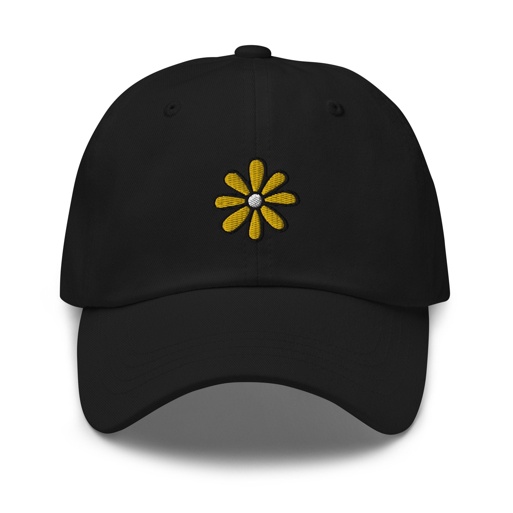 Daisy Embroidered Dad Hat