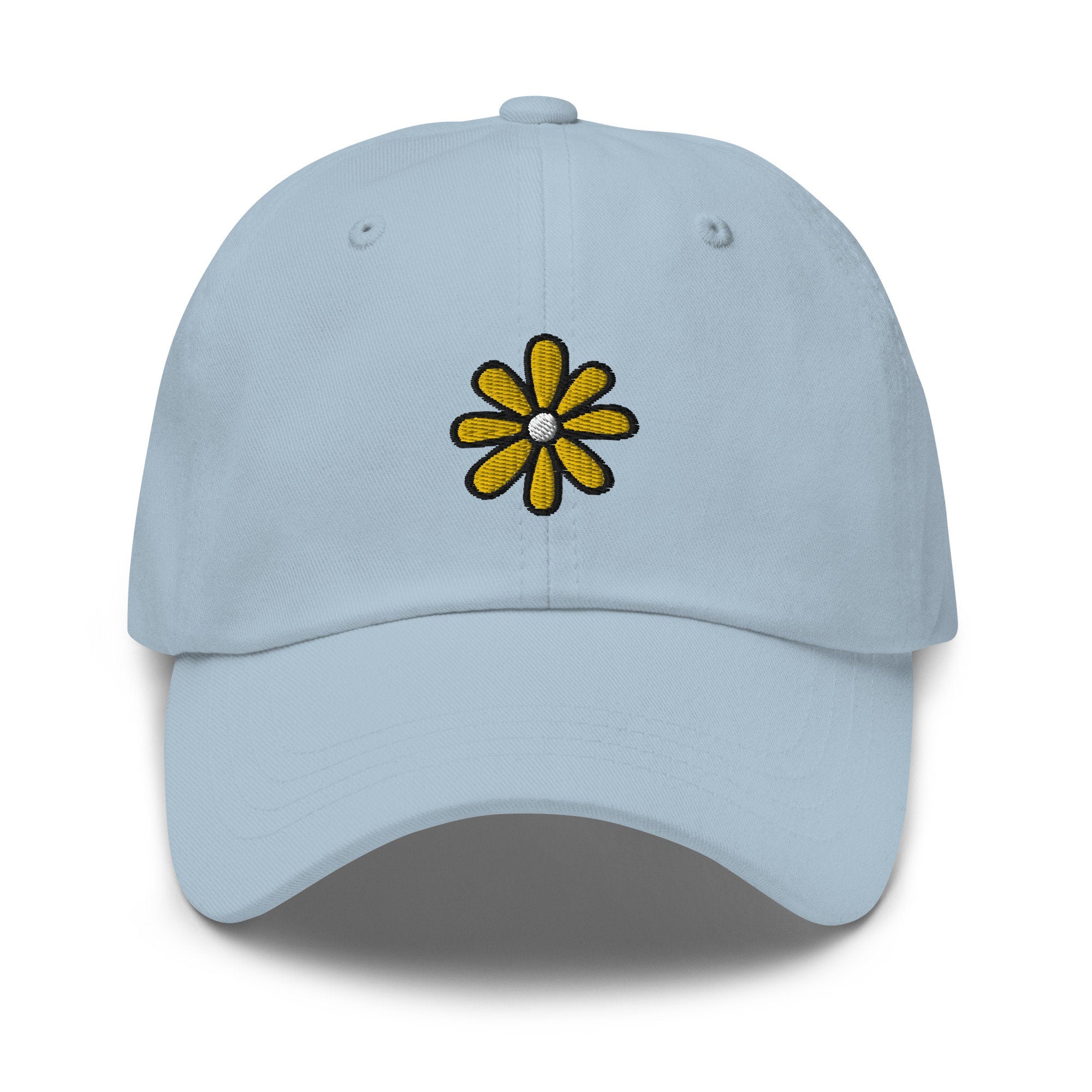 Daisy Embroidered Dad Hat