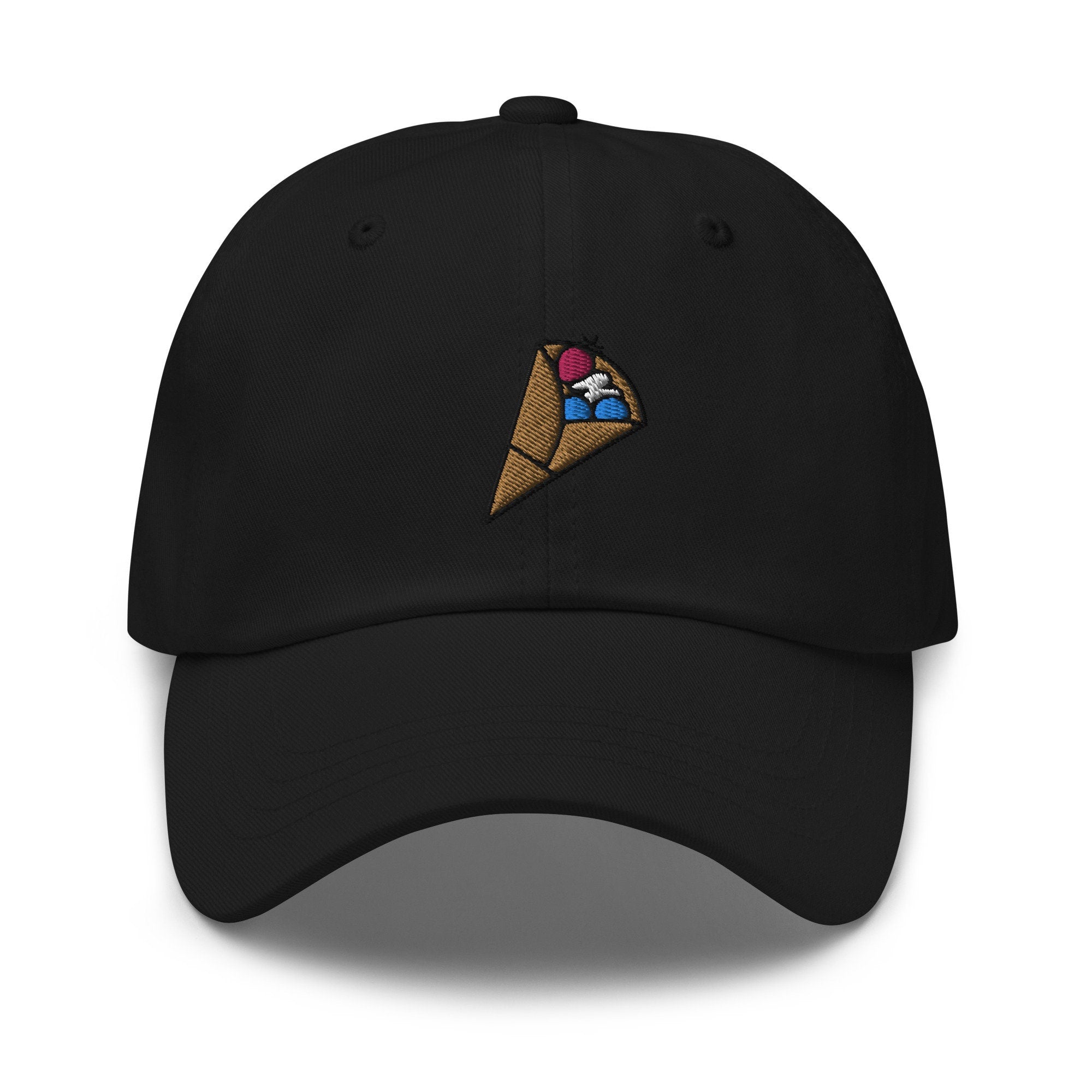 Crepe Embroidered Dad Hat