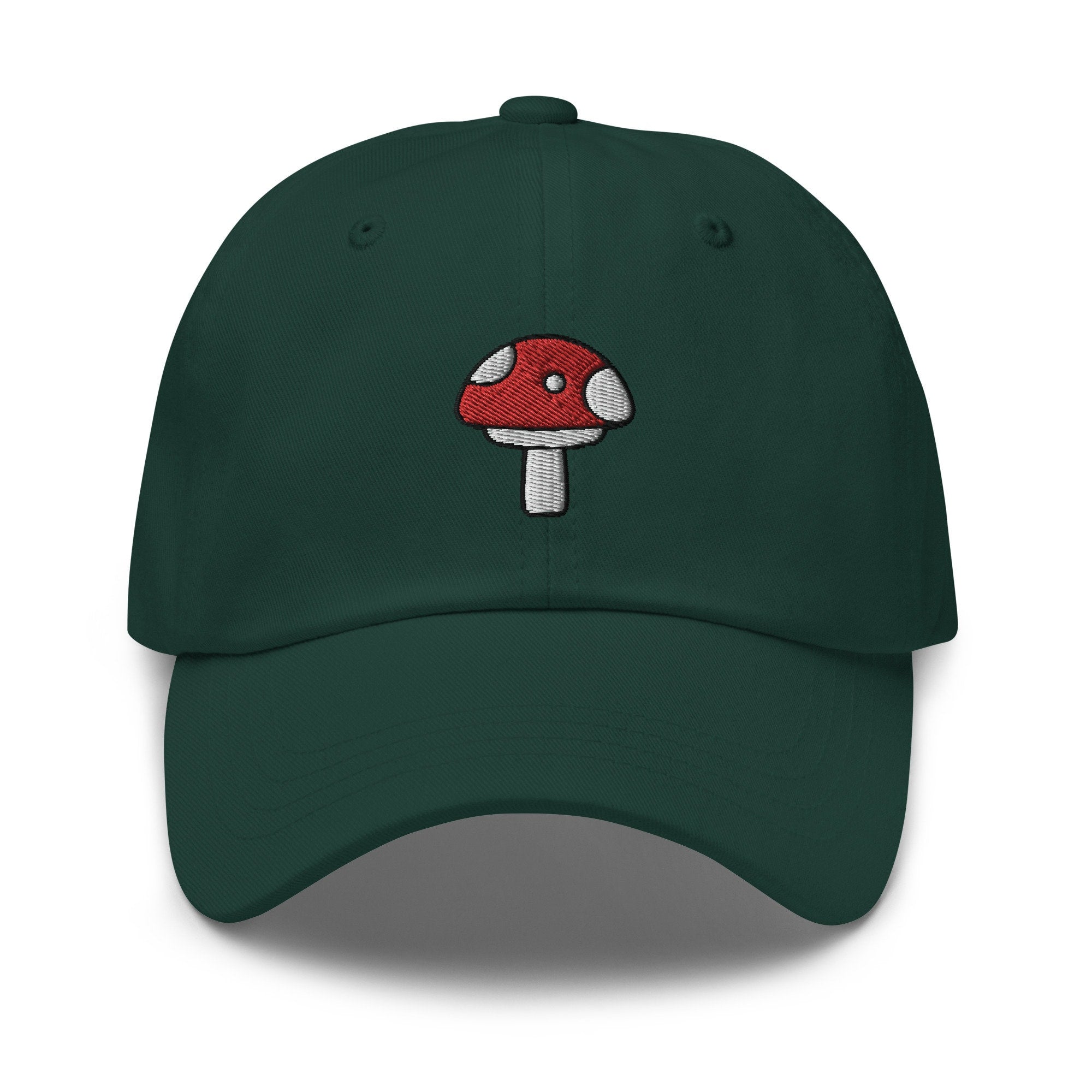 Mushroom Embroidered Dad Hat
