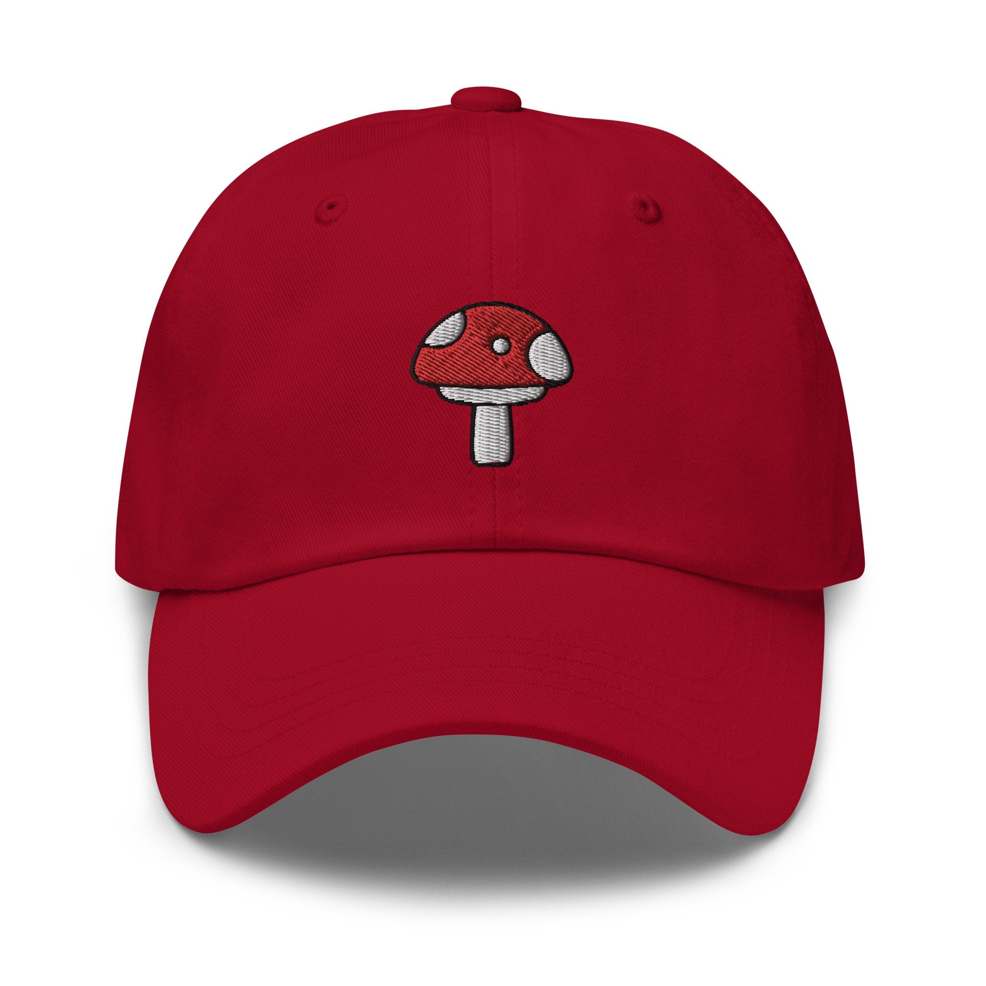 Mushroom Embroidered Dad Hat