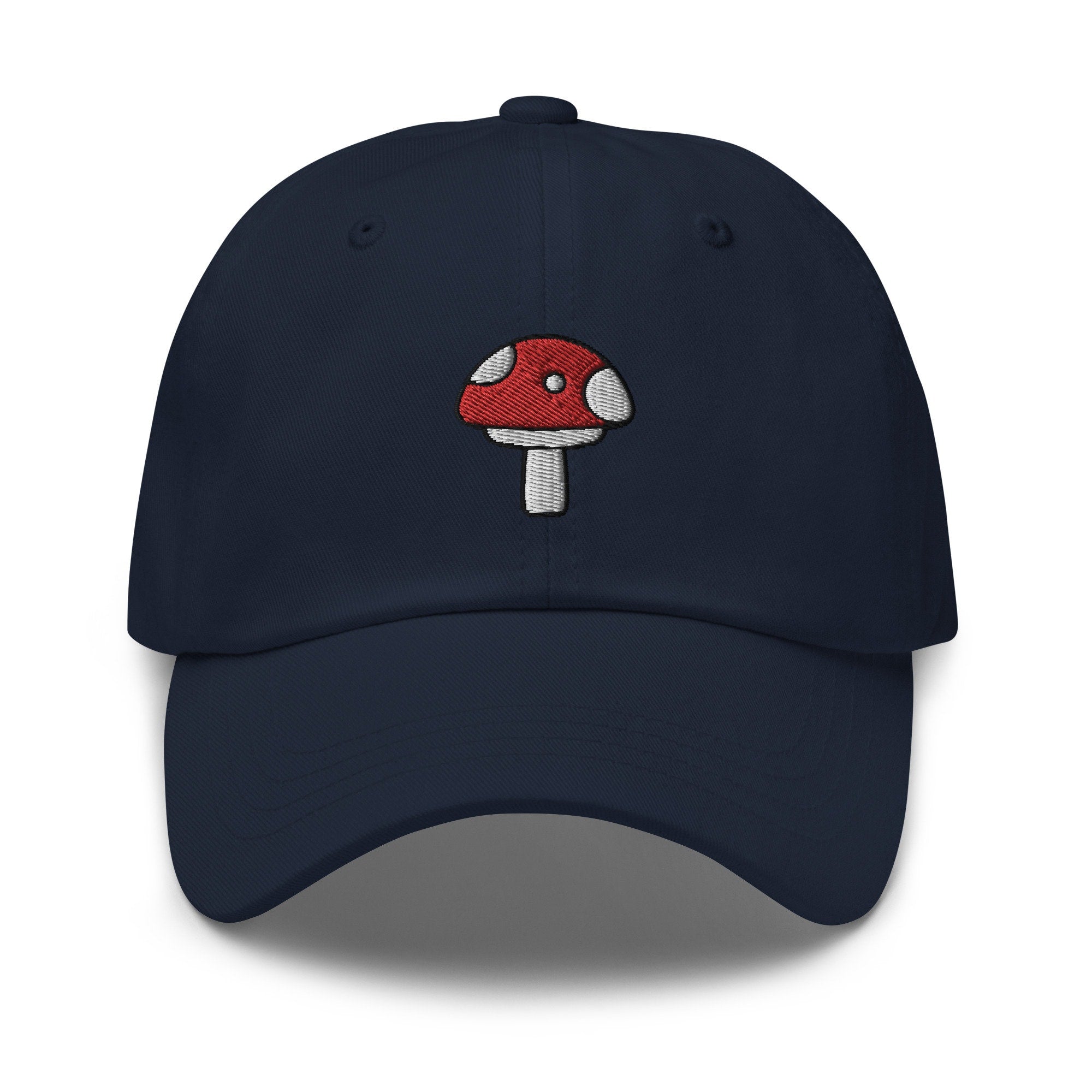 Mushroom Embroidered Dad Hat