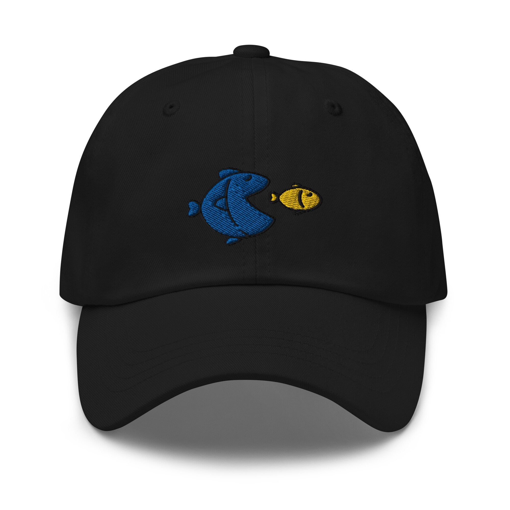 Capitalism Fish Embroidered Dad Hat