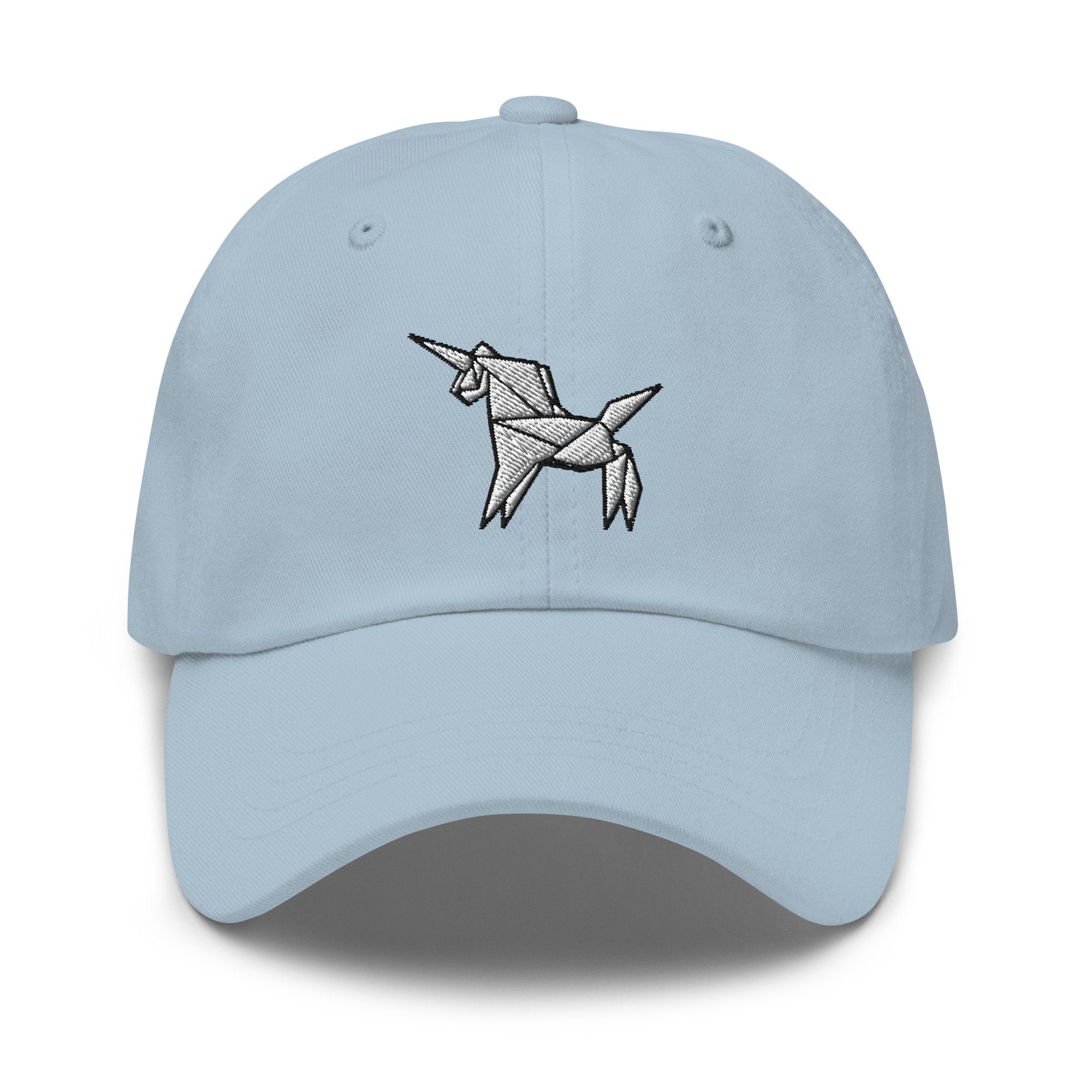 Origami Unicorn Embroidered Dad Hat