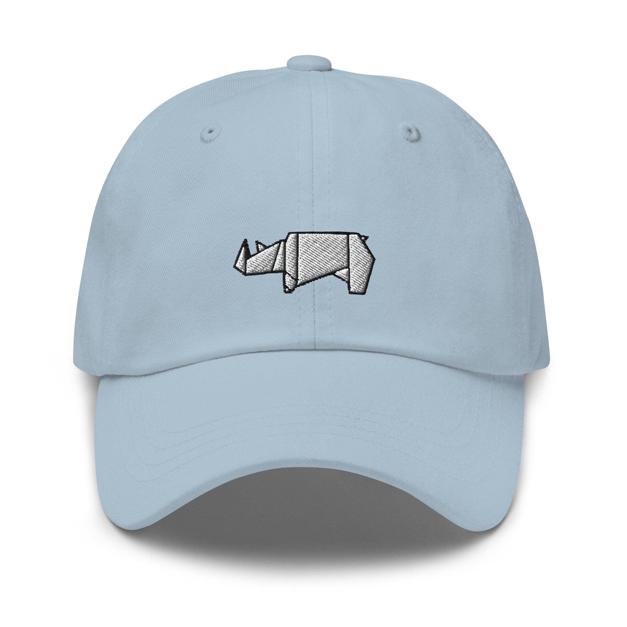 Origami Rhino Embroidered Dad Hat