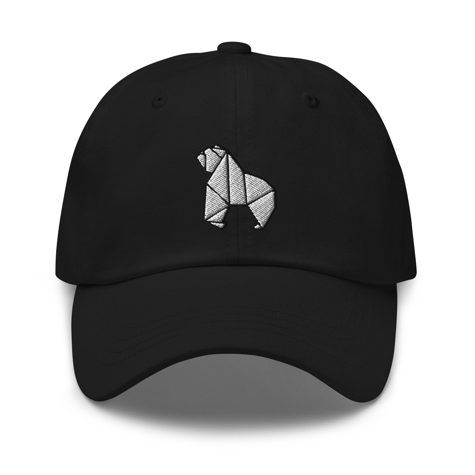 Origami Gorilla Embroidered Dad Hat