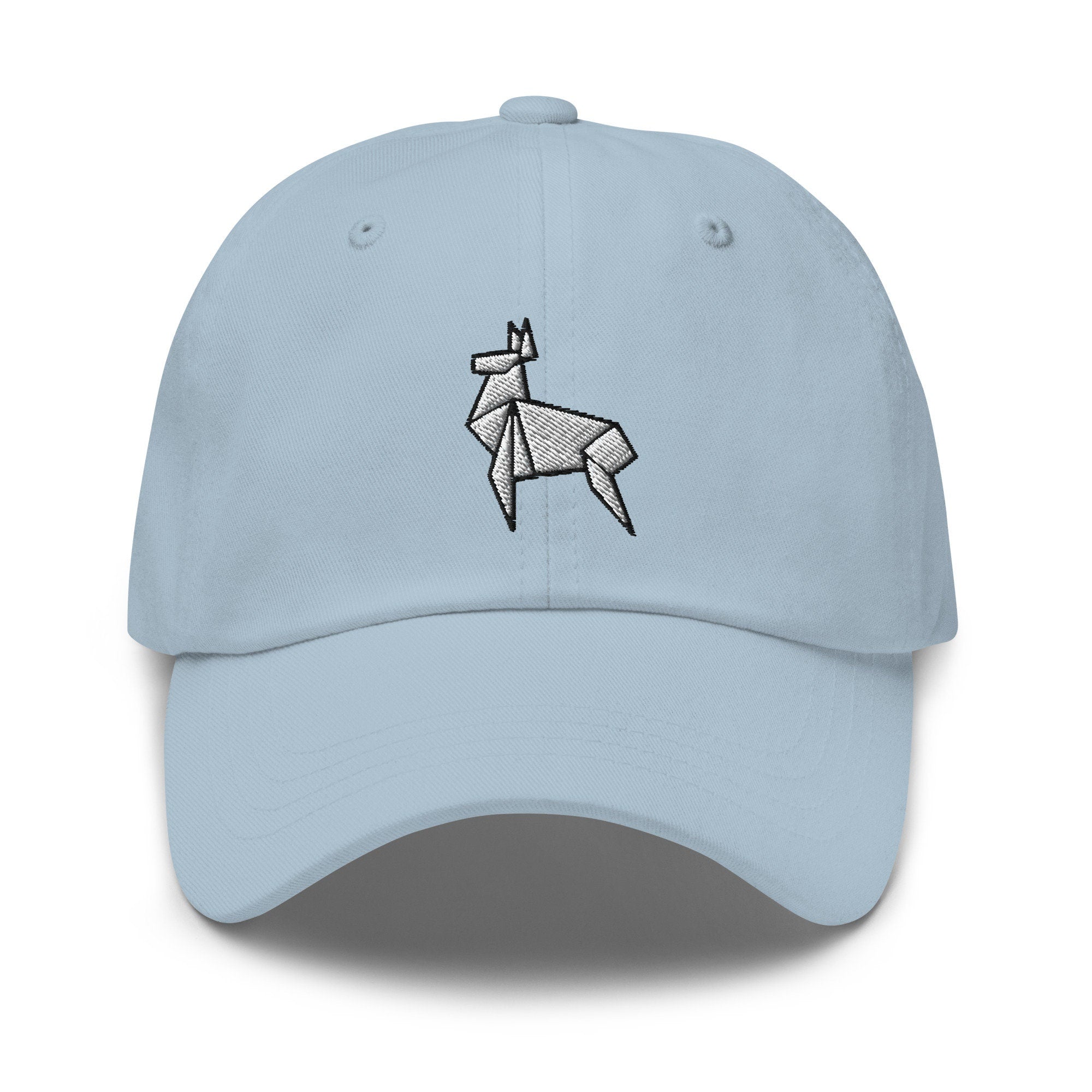 Origami Deer Embroidered Dad Hat