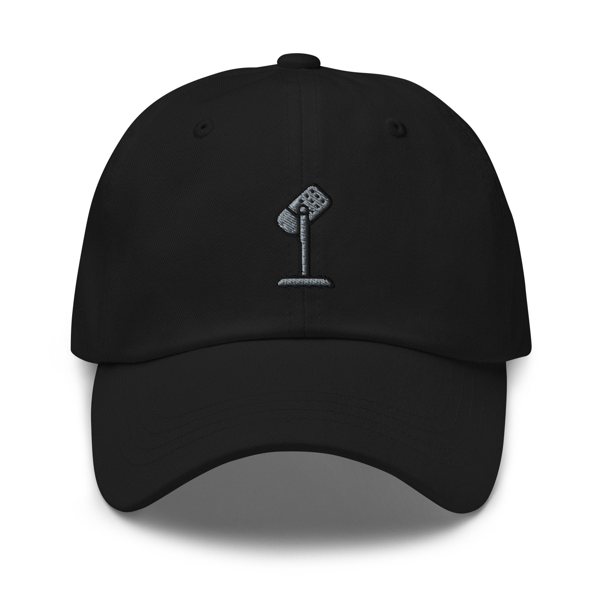 Podcast Microphone Embroidered Dad Hat