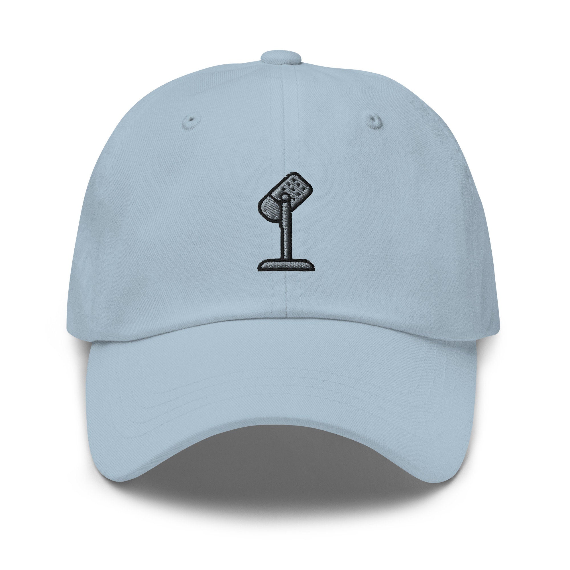 Podcast Microphone Embroidered Dad Hat