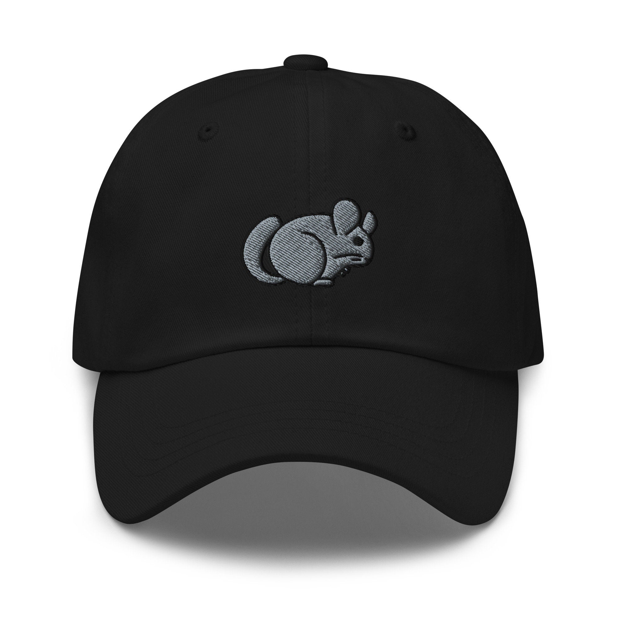 Chinchilla Embroidered Dad Hat