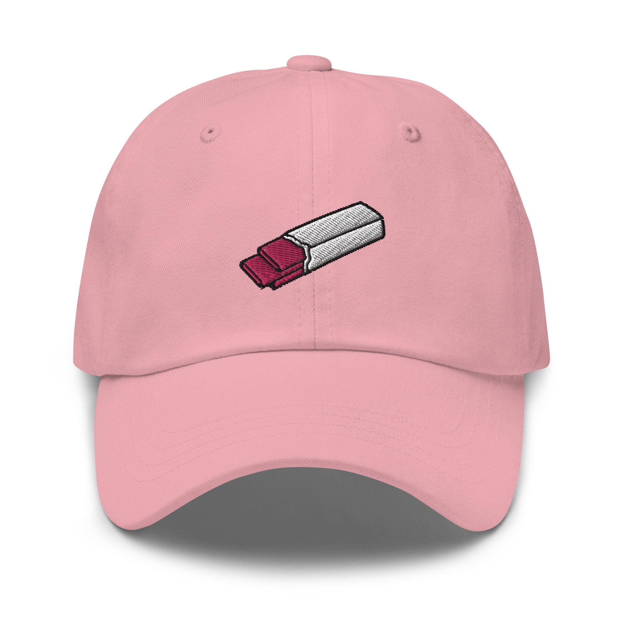 Bubble Gum Embroidered Dad Hat