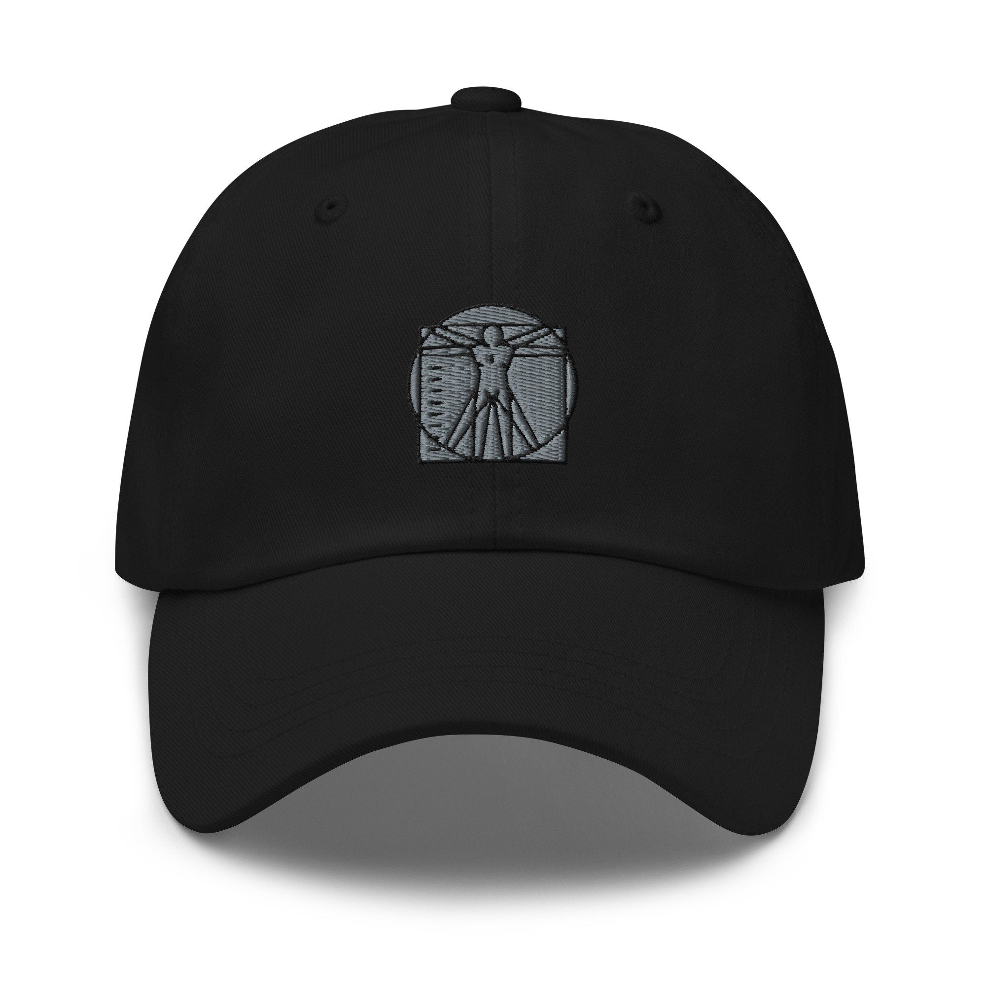 Vitruvian Man Embroidered Dad Hat