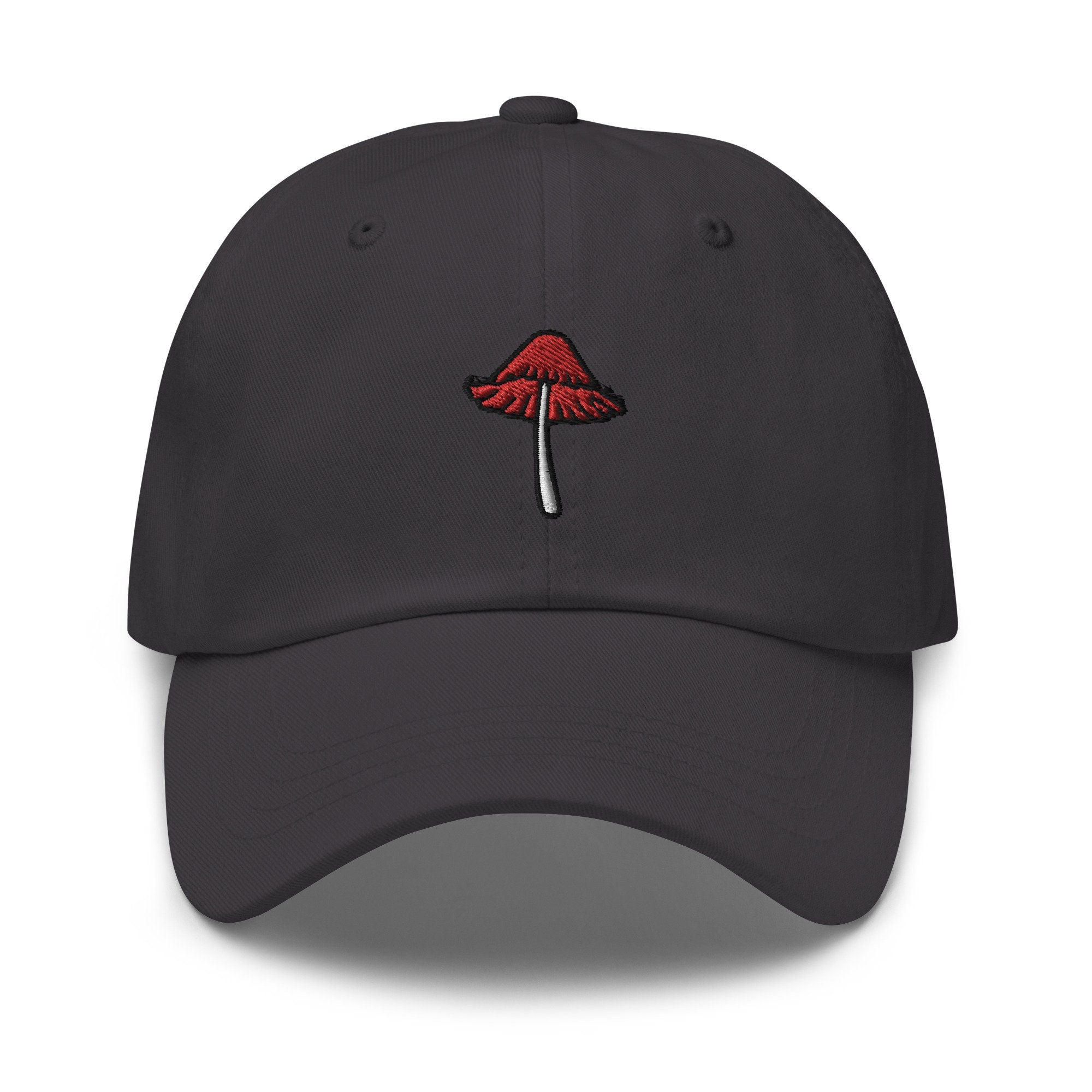 Mushroom Embroidered Dad Hat